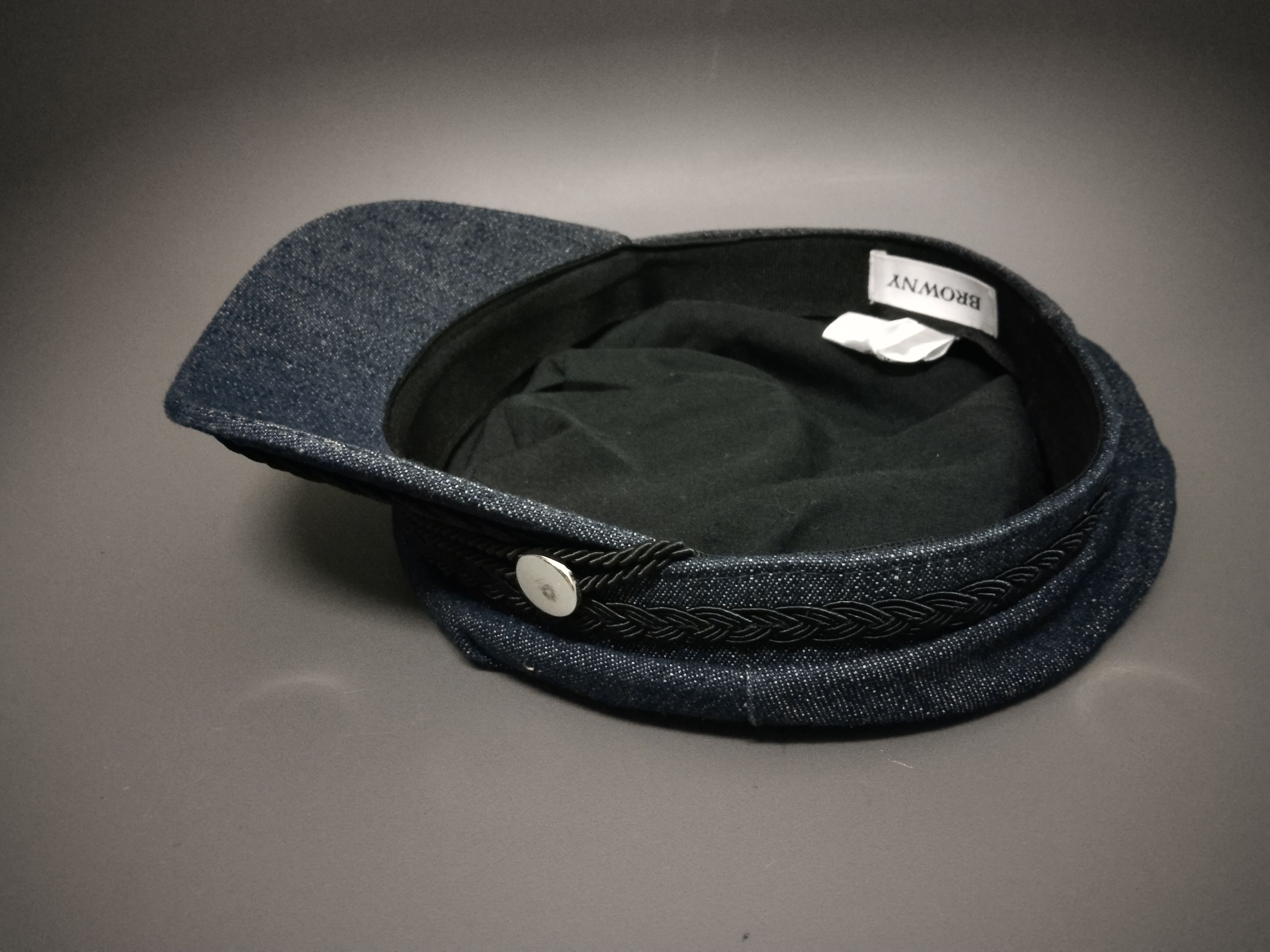 Japanese Brand VINTAGE DESIGN BROWNY DENIM FIDDLER HAT Size ONE SIZE - 14 Thumbnail
