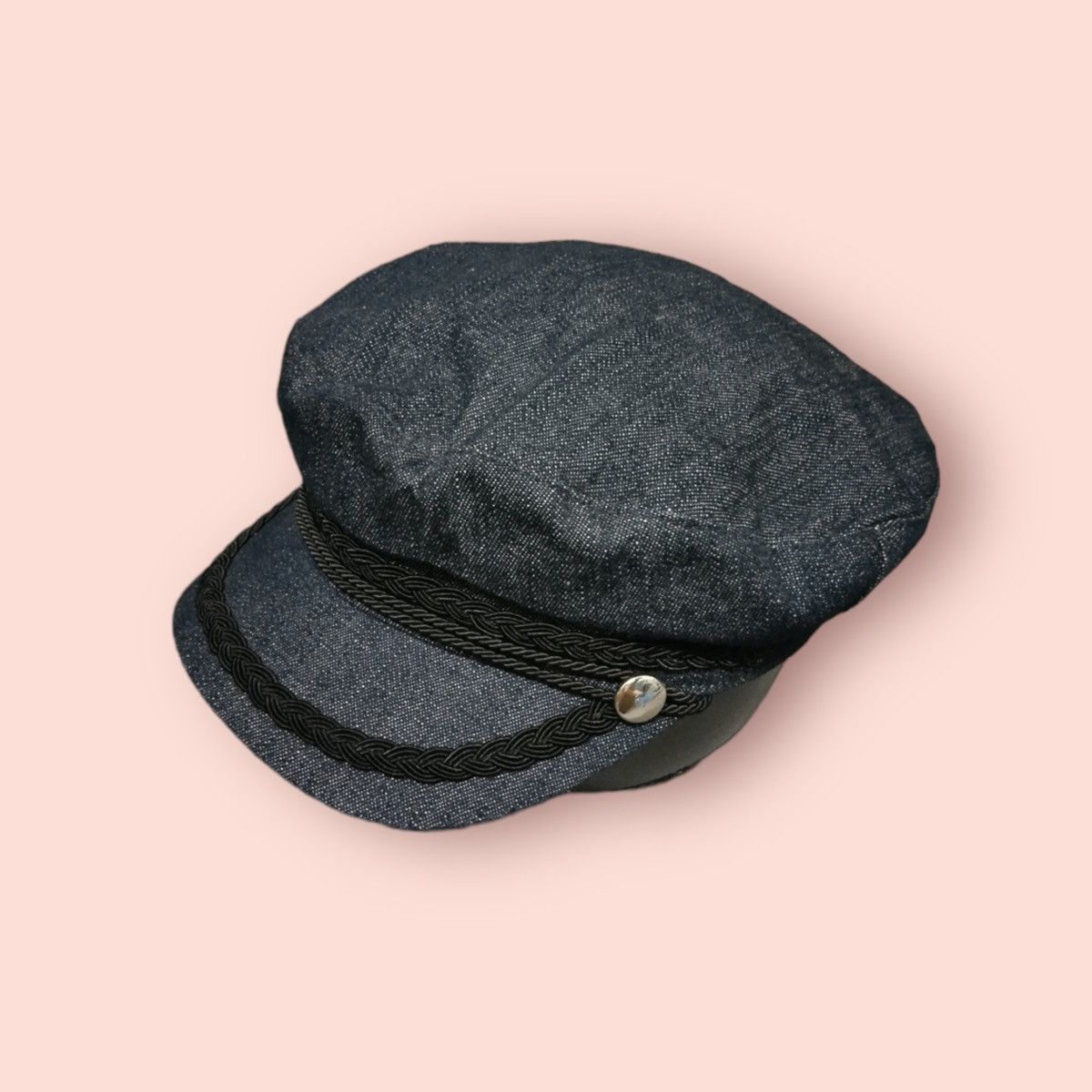 Japanese Brand VINTAGE DESIGN BROWNY DENIM FIDDLER HAT Size ONE SIZE - 1 Thumbnail