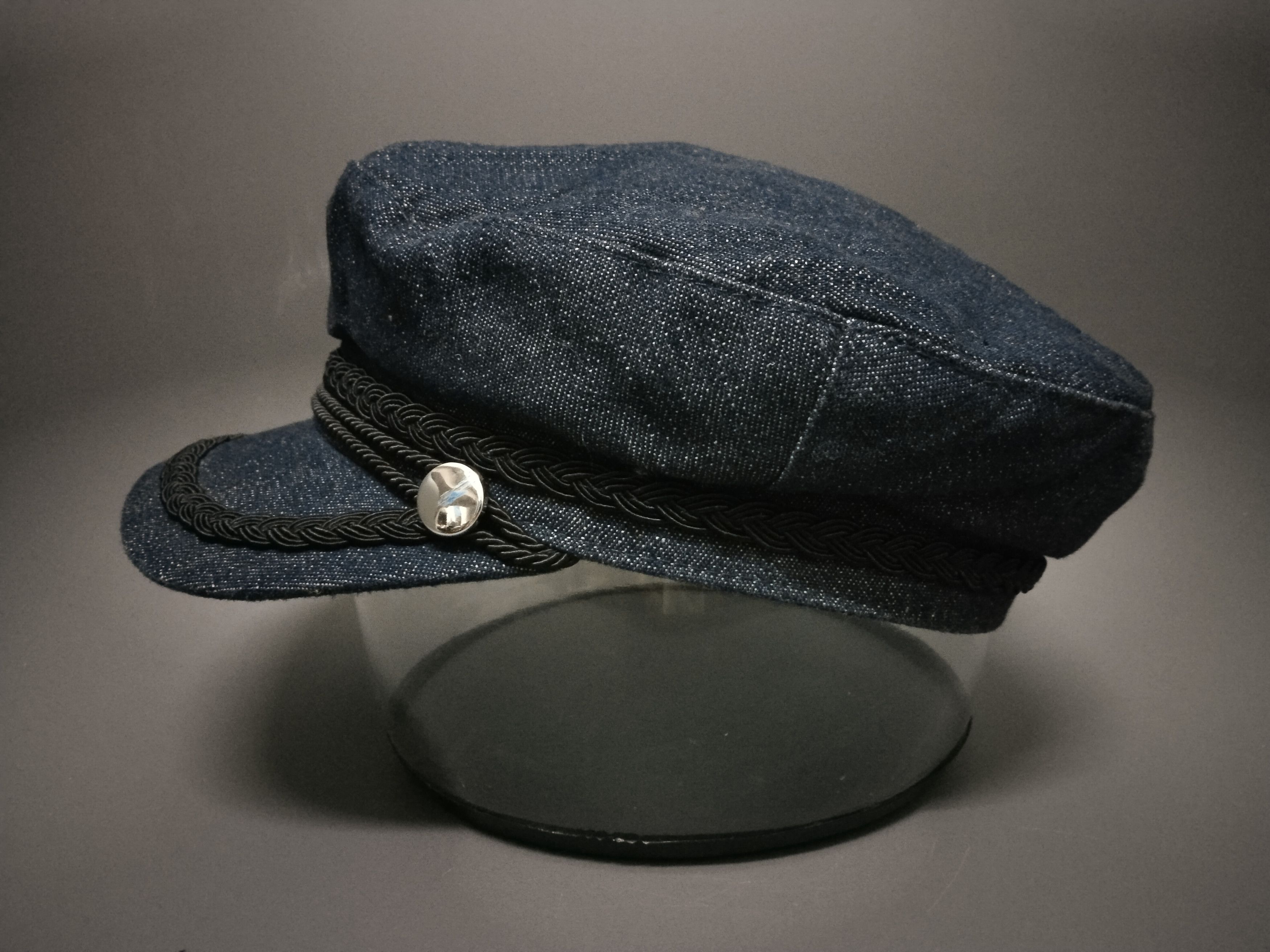 Japanese Brand VINTAGE DESIGN BROWNY DENIM FIDDLER HAT Size ONE SIZE - 7 Thumbnail