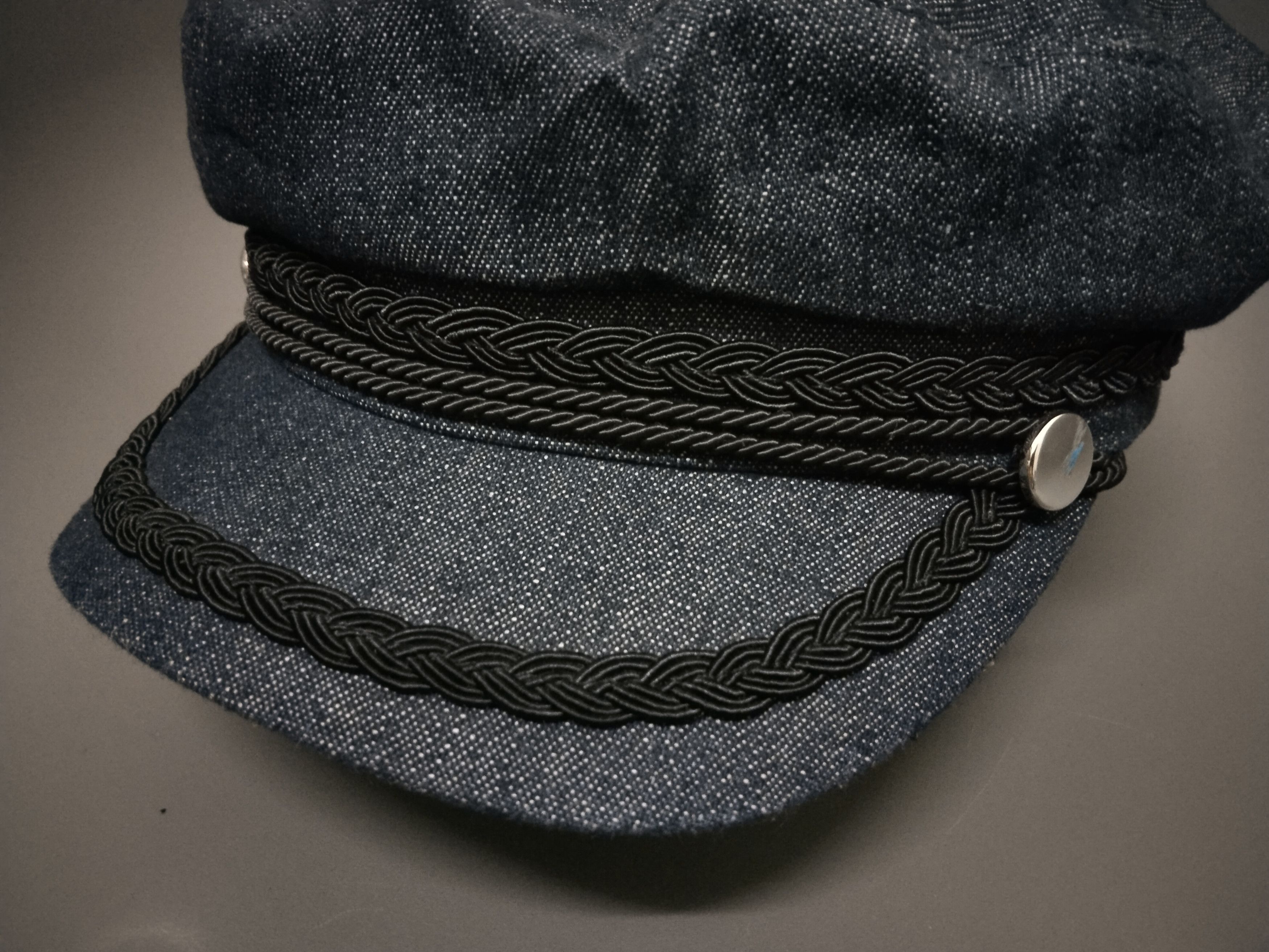 Japanese Brand VINTAGE DESIGN BROWNY DENIM FIDDLER HAT Size ONE SIZE - 4 Thumbnail