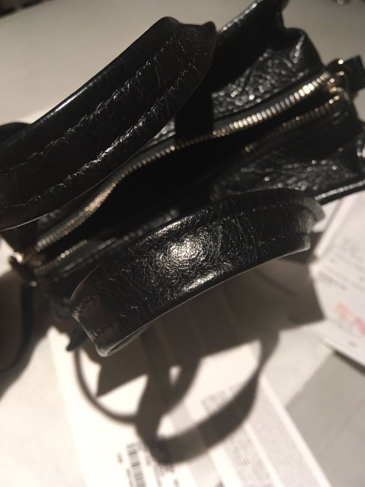 Balenciaga Balenciaga Leather Bazar Shopper Bag XXS Black Size ONE SIZE - 4 Thumbnail