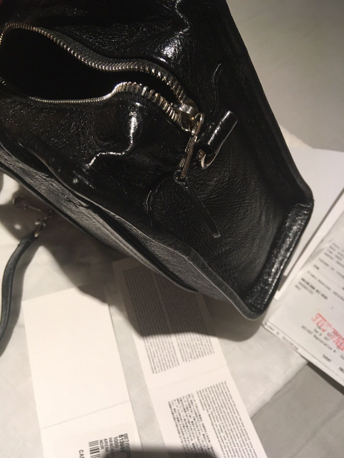 Balenciaga Balenciaga Leather Bazar Shopper Bag XXS Black Size ONE SIZE - 5 Thumbnail