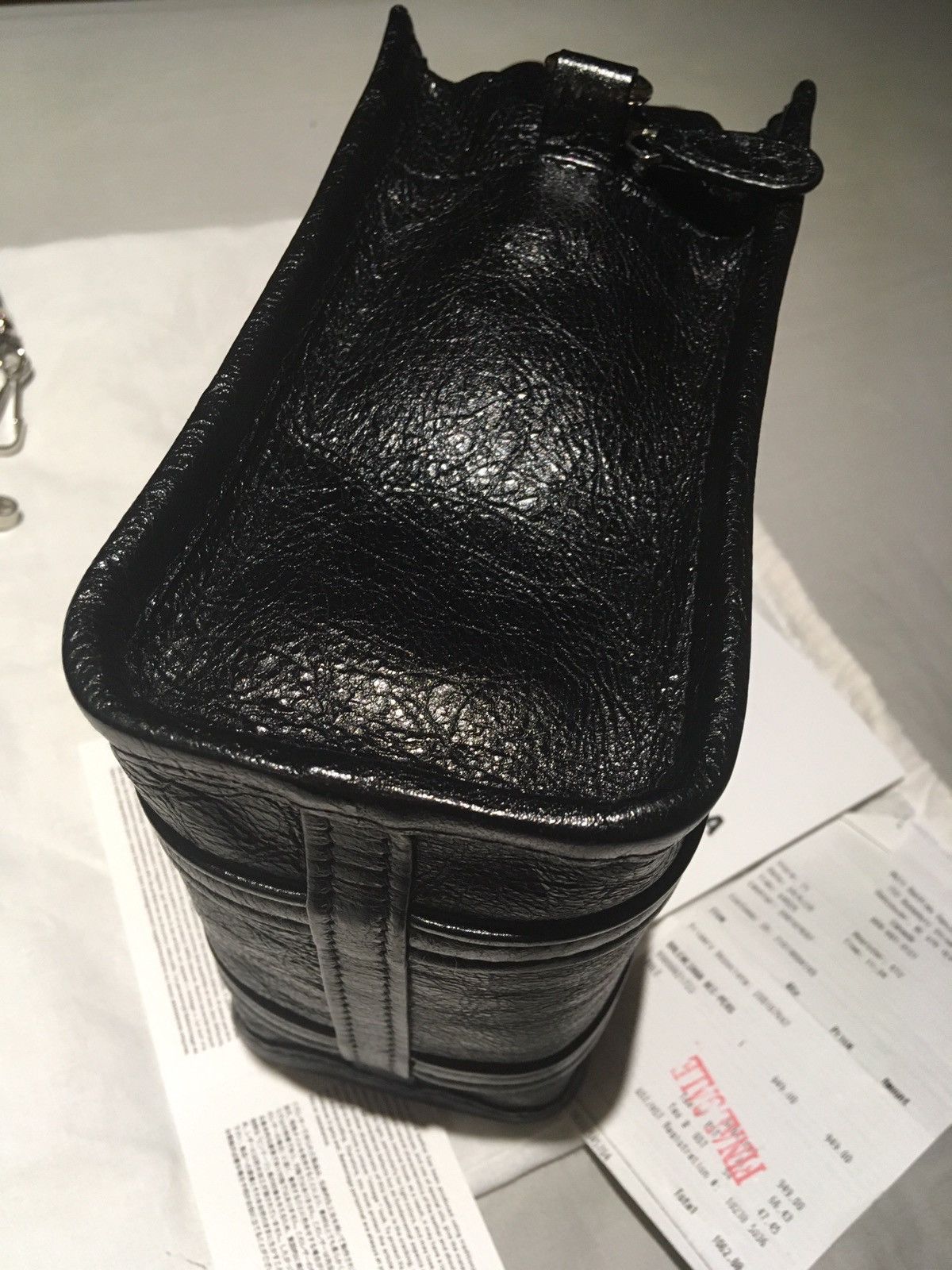 Balenciaga Balenciaga Leather Bazar Shopper Bag XXS Black Size ONE SIZE - 8 Thumbnail