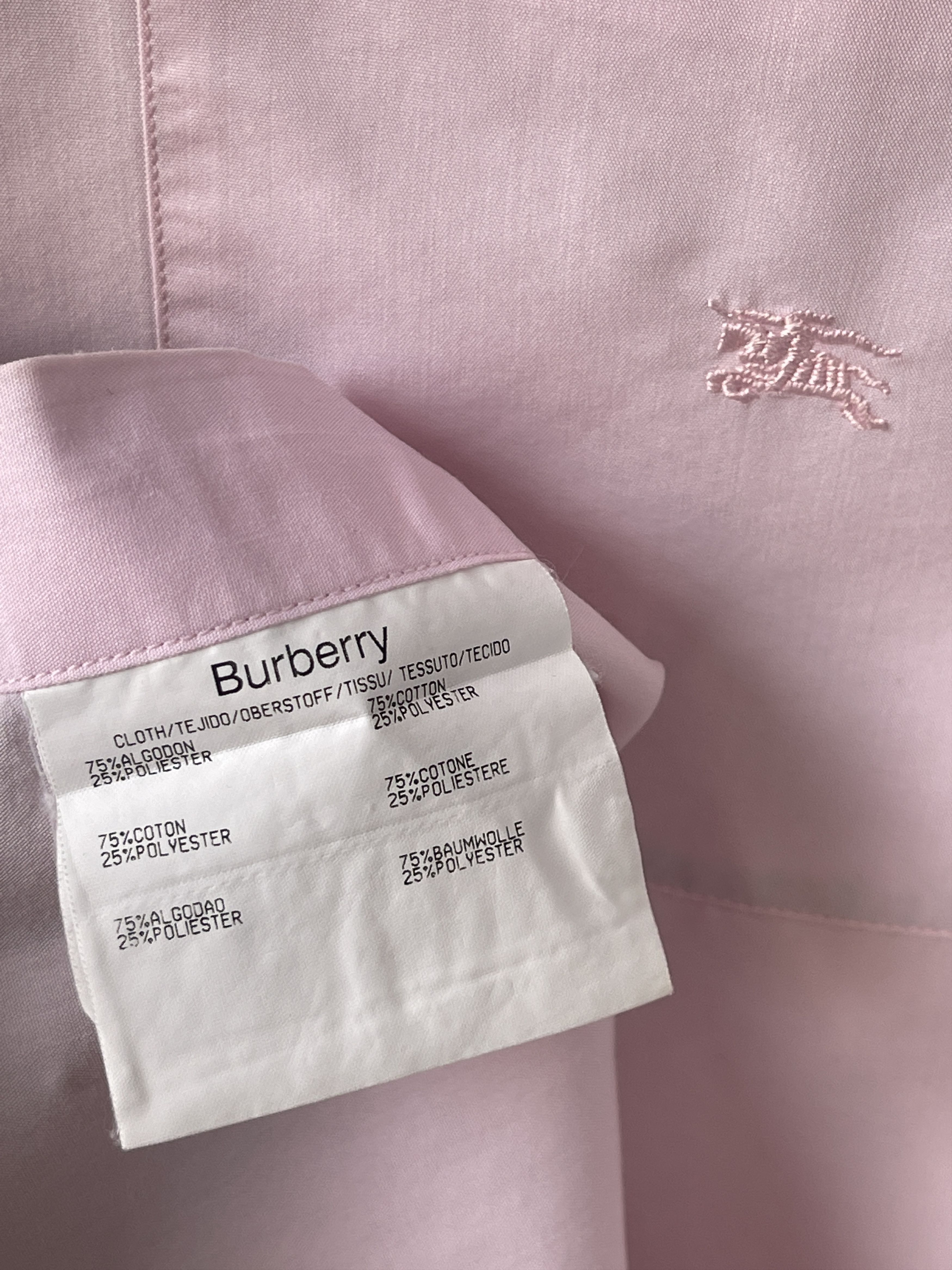 Burberry 🔥 Burberry london shirt light pink size L Size US L / EU 52-54 / 3 - 4 Thumbnail