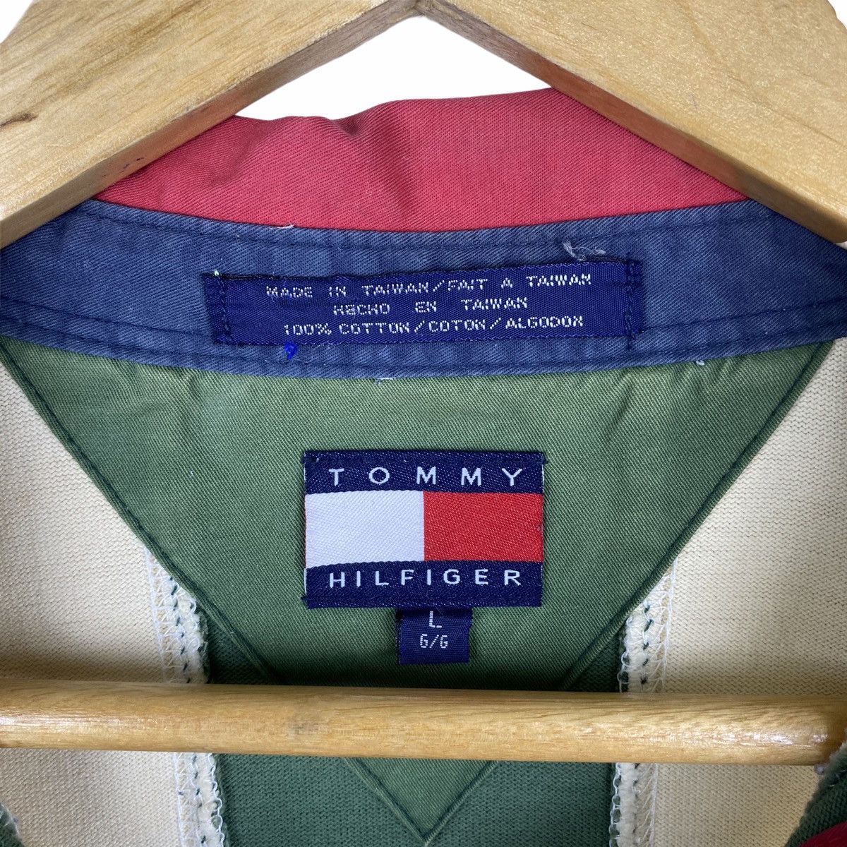 Vintage TOMMY HILFIGER Sailing Gear Polos Rugby Shirt