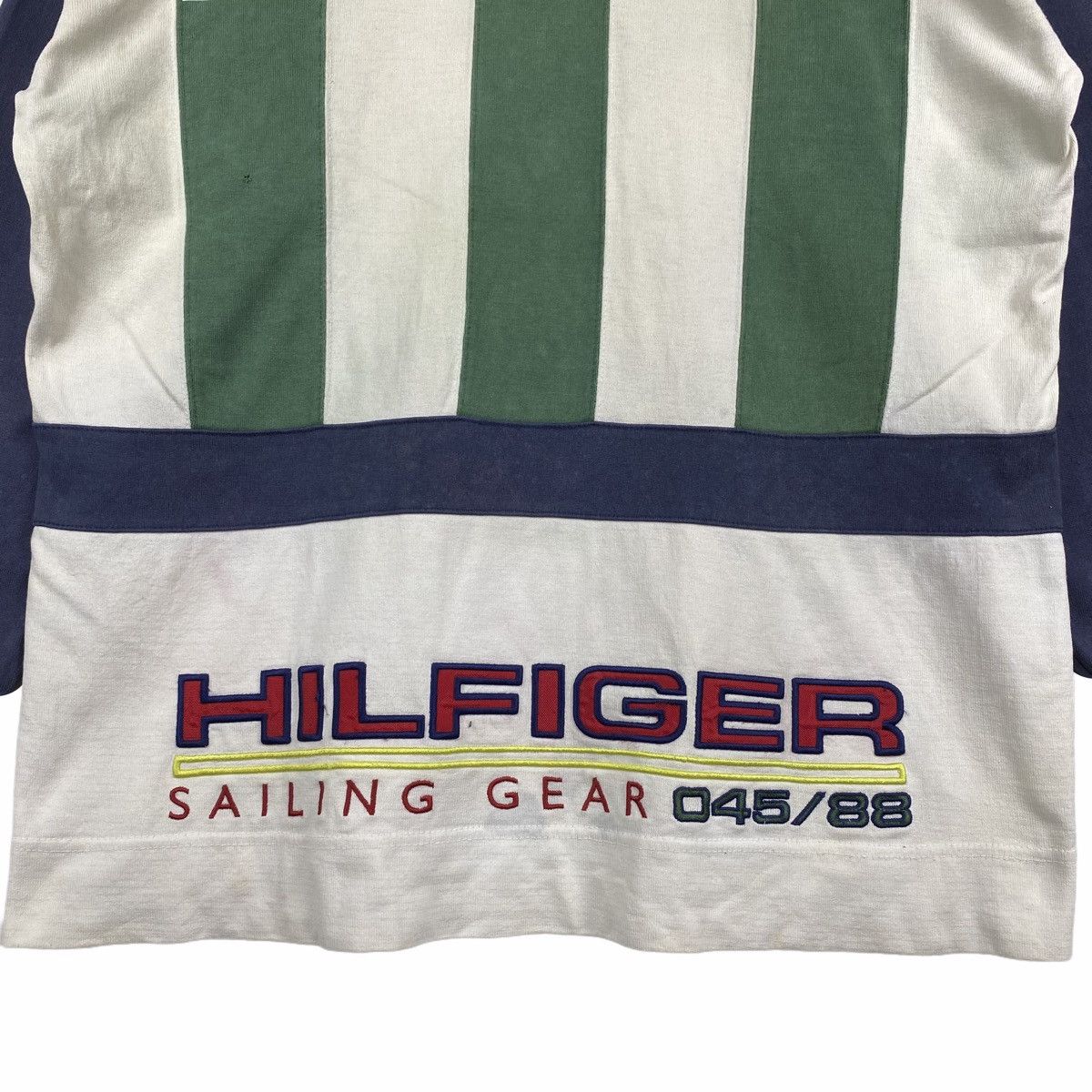 Vintage TOMMY HILFIGER Sailing Gear Polos Rugby Shirt