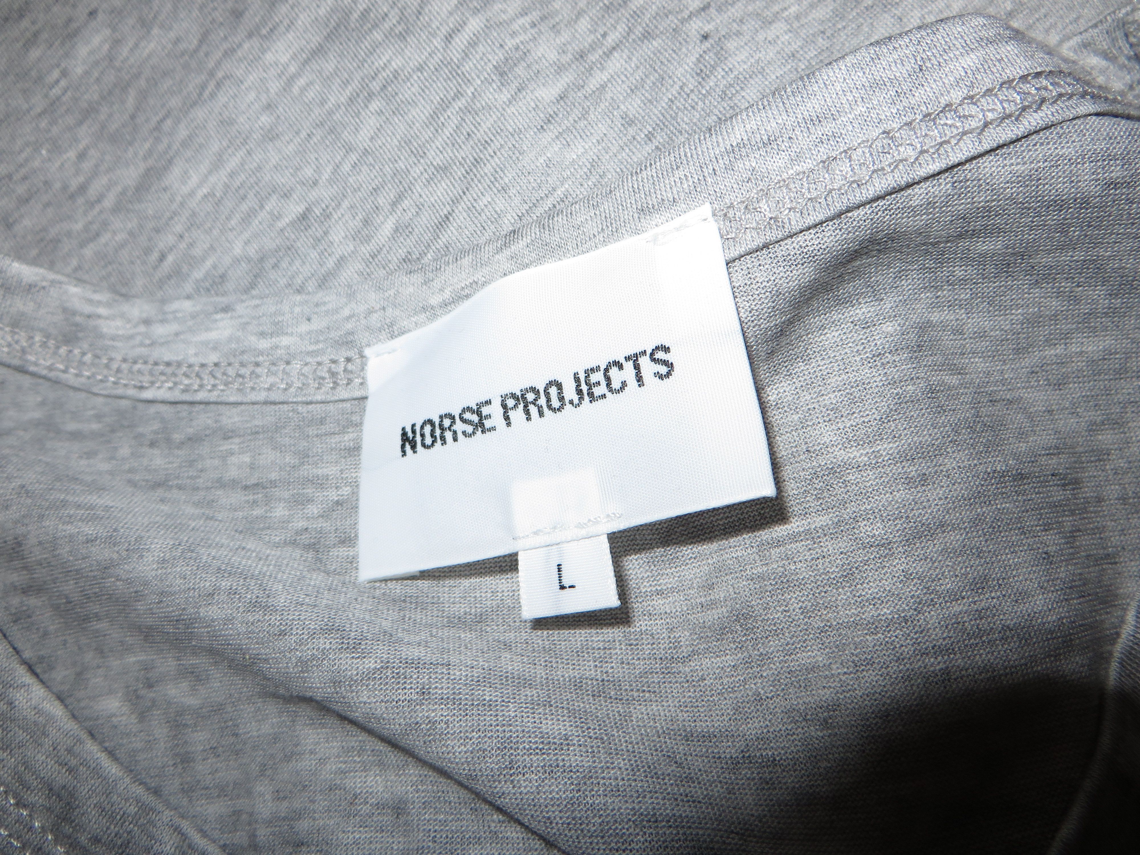 Norse Projects grey longsleeve t-shirt Size US L / EU 52-54 / 3 - 6 Thumbnail