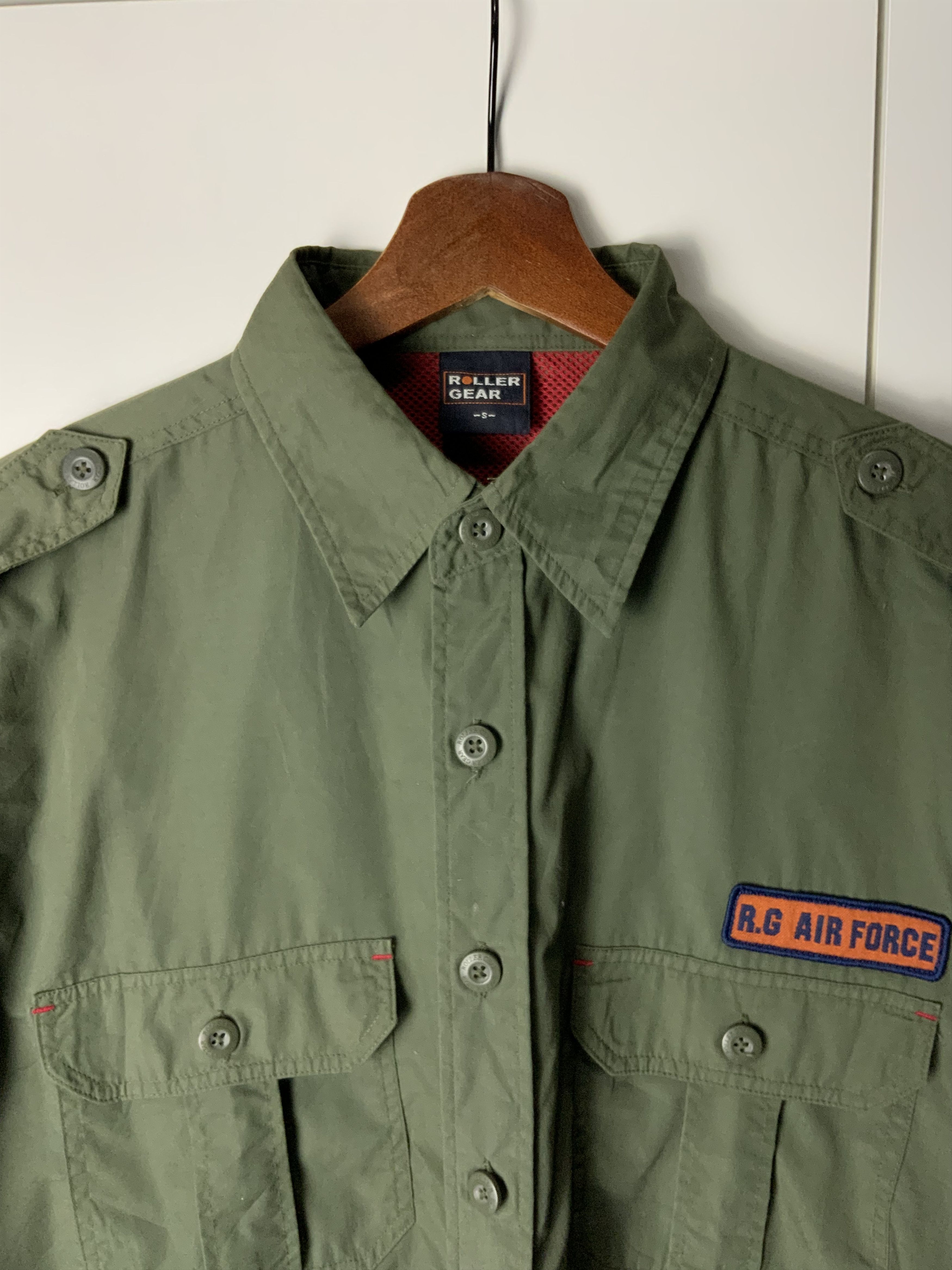 Japanese Brand R.G Air Force Roller Gear Military Tactical Long Sleeve Size US S / EU 44-46 / 1 - 8 Thumbnail