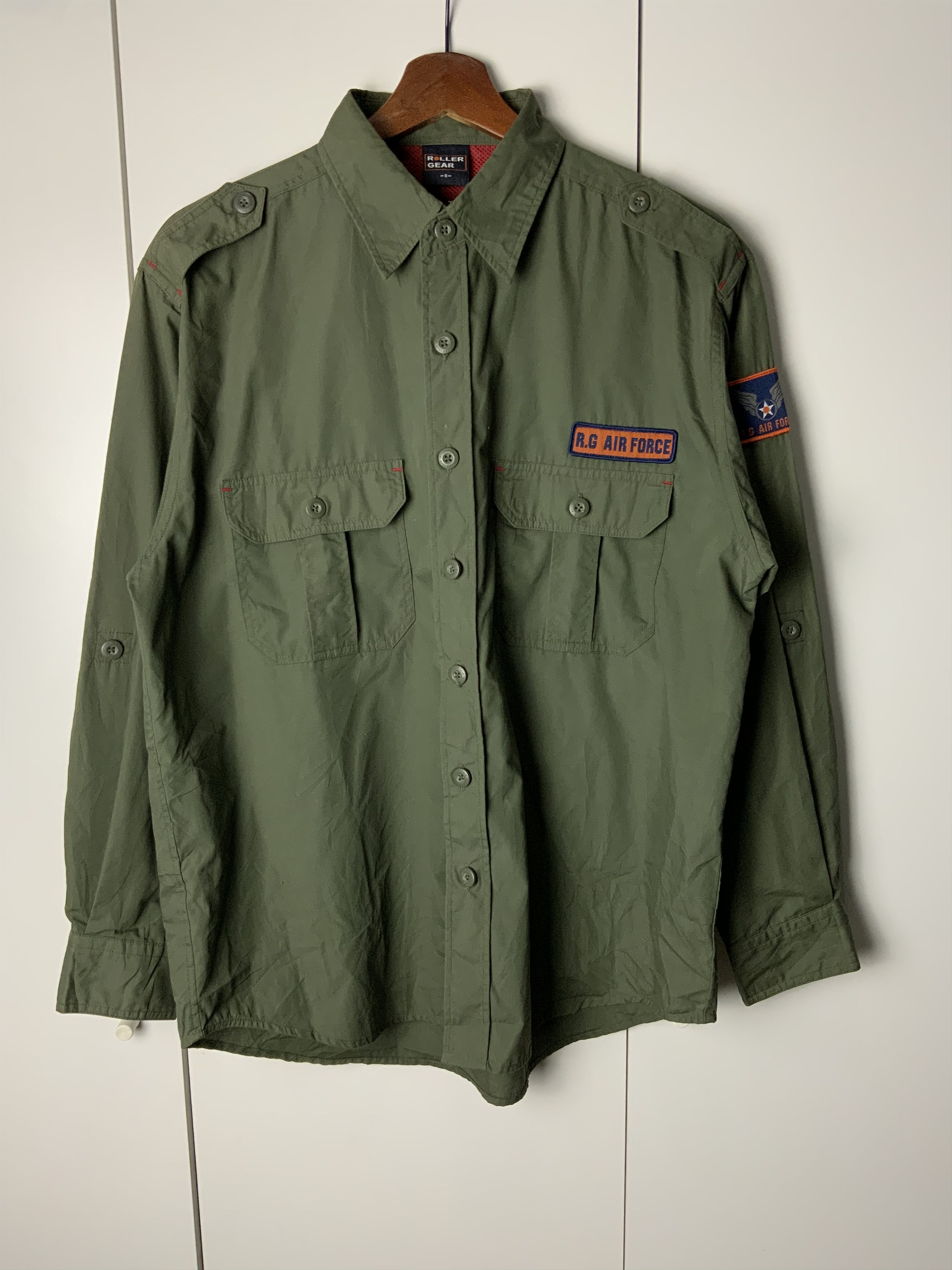 Japanese Brand R.G Air Force Roller Gear Military Tactical Long Sleeve Size US S / EU 44-46 / 1 - 1 Thumbnail
