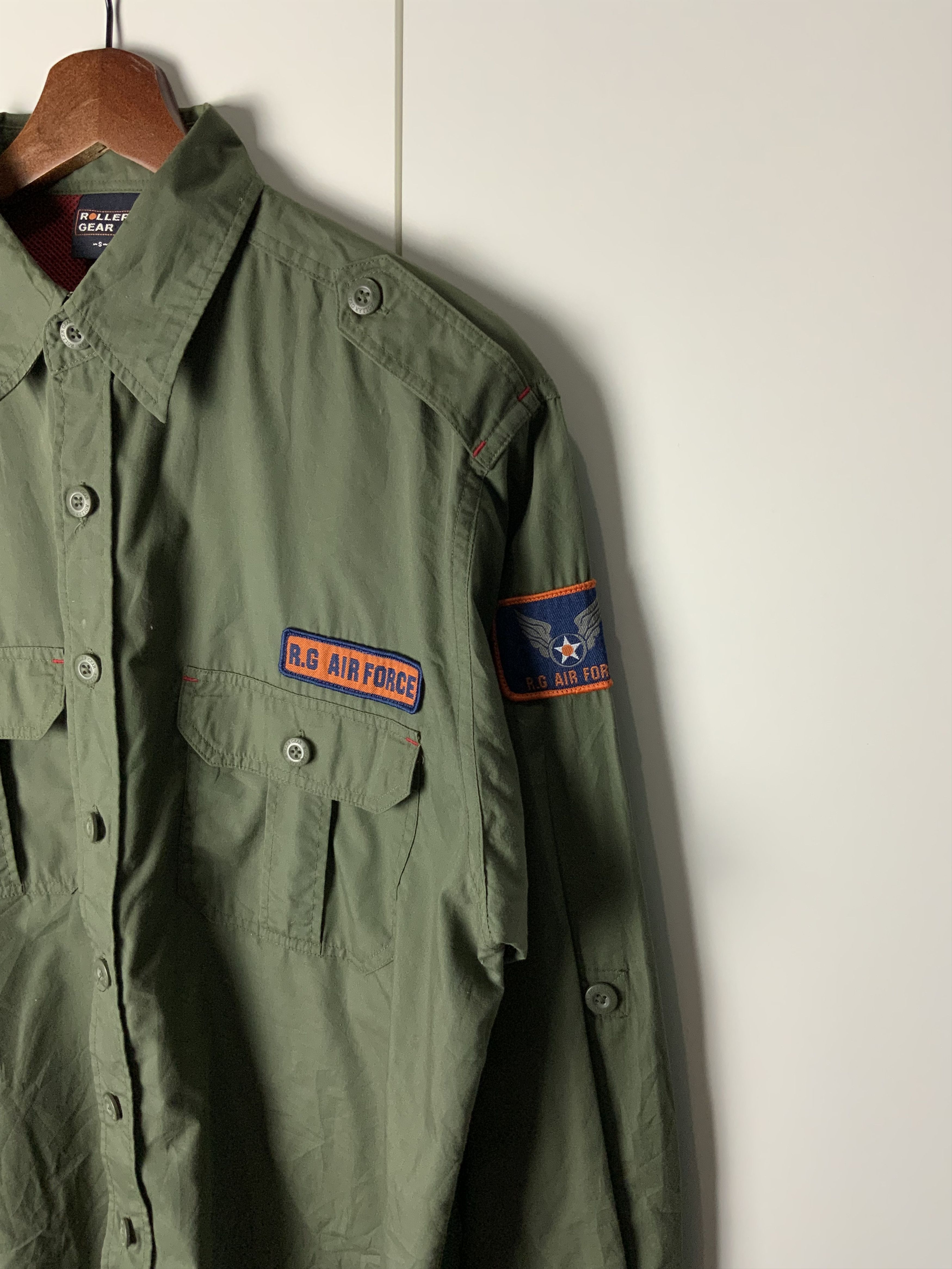 Japanese Brand R.G Air Force Roller Gear Military Tactical Long Sleeve Size US S / EU 44-46 / 1 - 4 Thumbnail