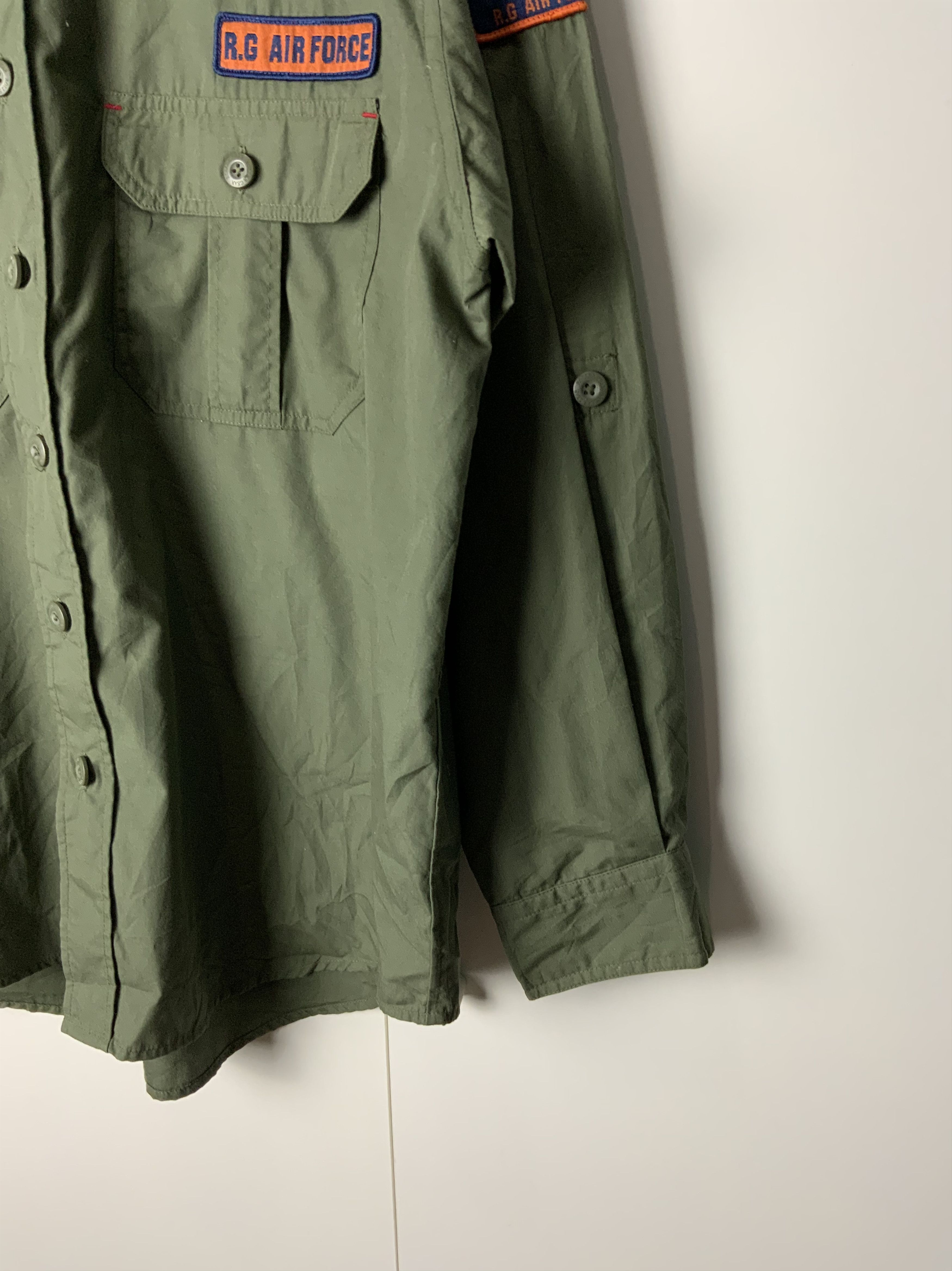Japanese Brand R.G Air Force Roller Gear Military Tactical Long Sleeve Size US S / EU 44-46 / 1 - 5 Thumbnail