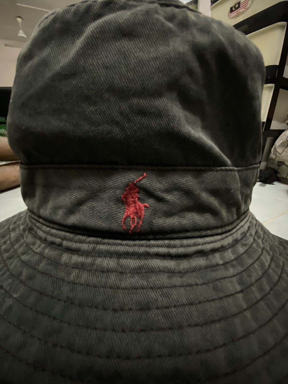 Polo Ralph Lauren POLO by RALPH LAUREN SUN FADDED DISTRESSED BUCKET HAT Size ONE SIZE - 7 Thumbnail
