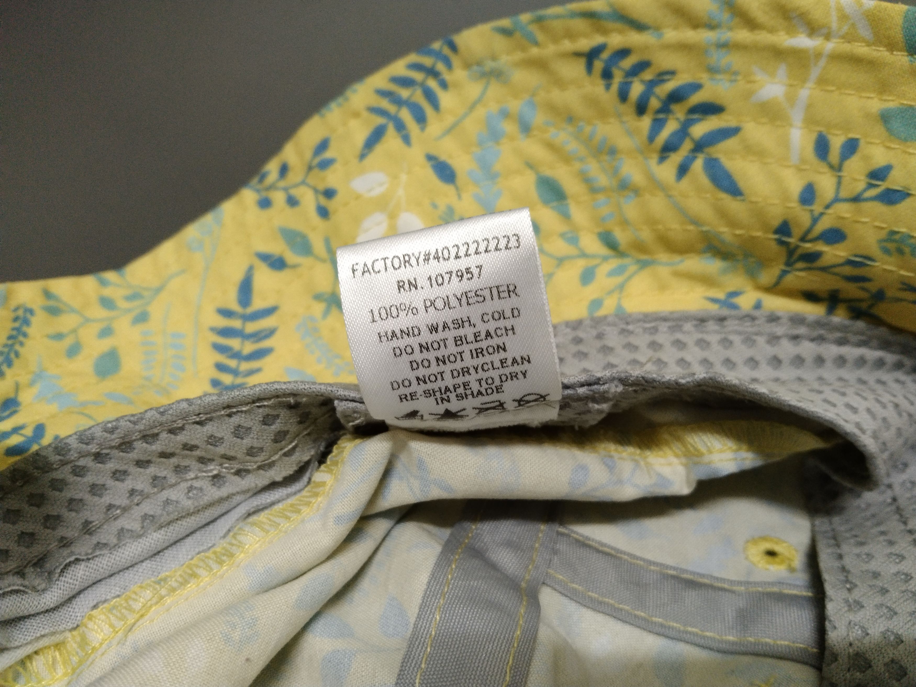 Montbell MONTBELL FLORAL OUTDOOR BUCKET HAT Size ONE SIZE - 14 Thumbnail