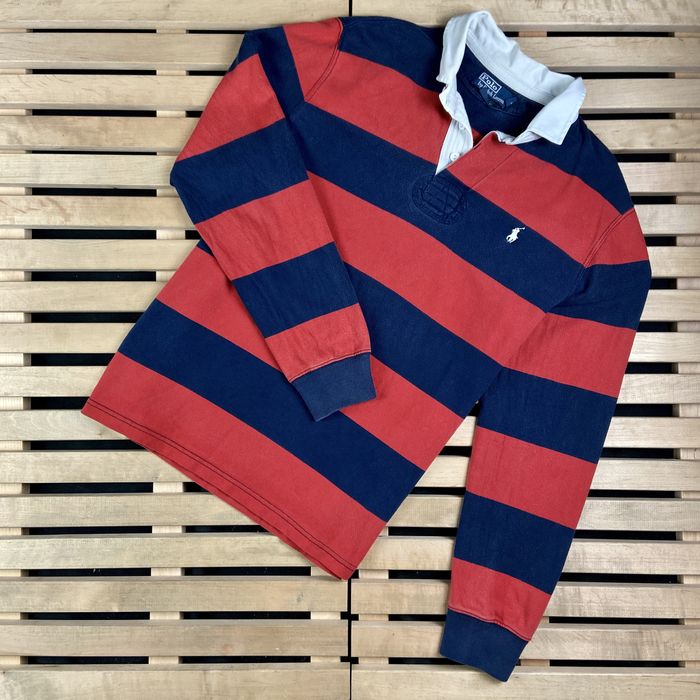 Ralph Lauren Mens Rugby Sweatshirt Polo Ralph Lauren Vintage Size L