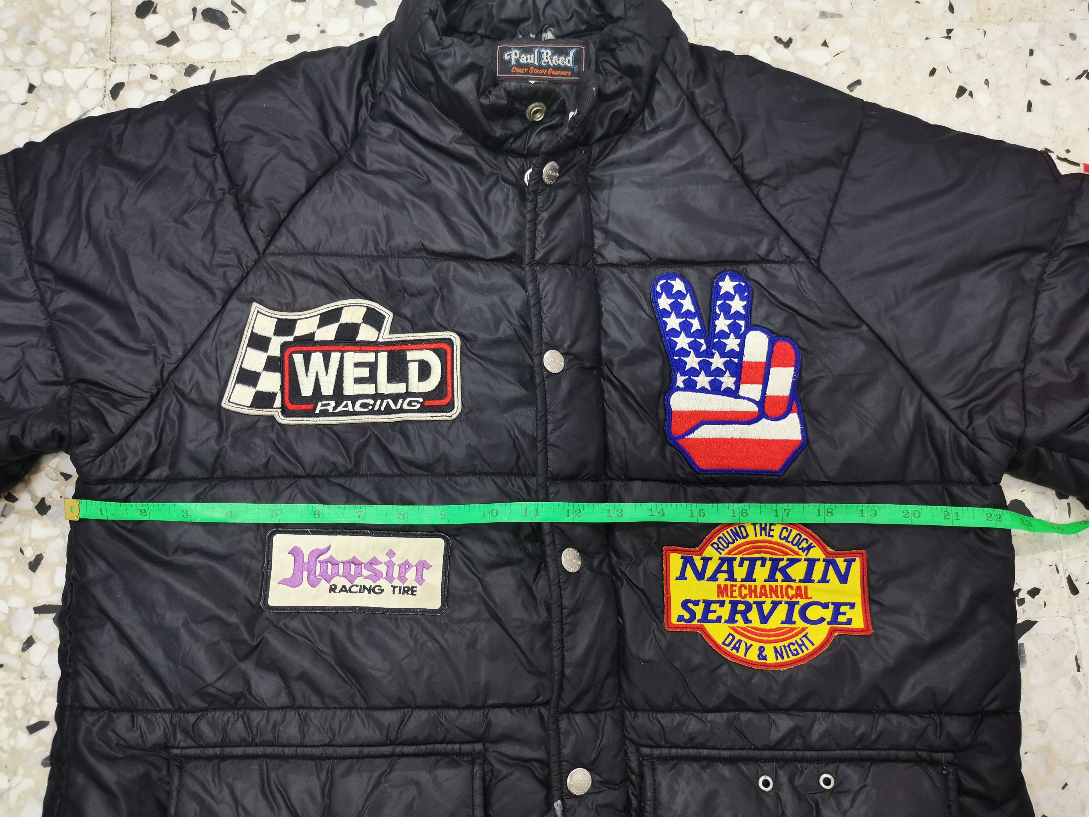 Vintage Vintage Motorsport Paul Reed Bomber Jacket Size US L / EU 52-54 / 3 - 23 Thumbnail