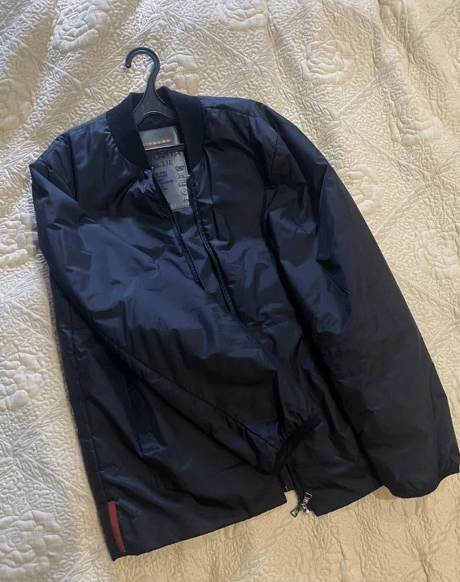 Prada Luna Rossa Nylon Bomber Jacket | Grailed