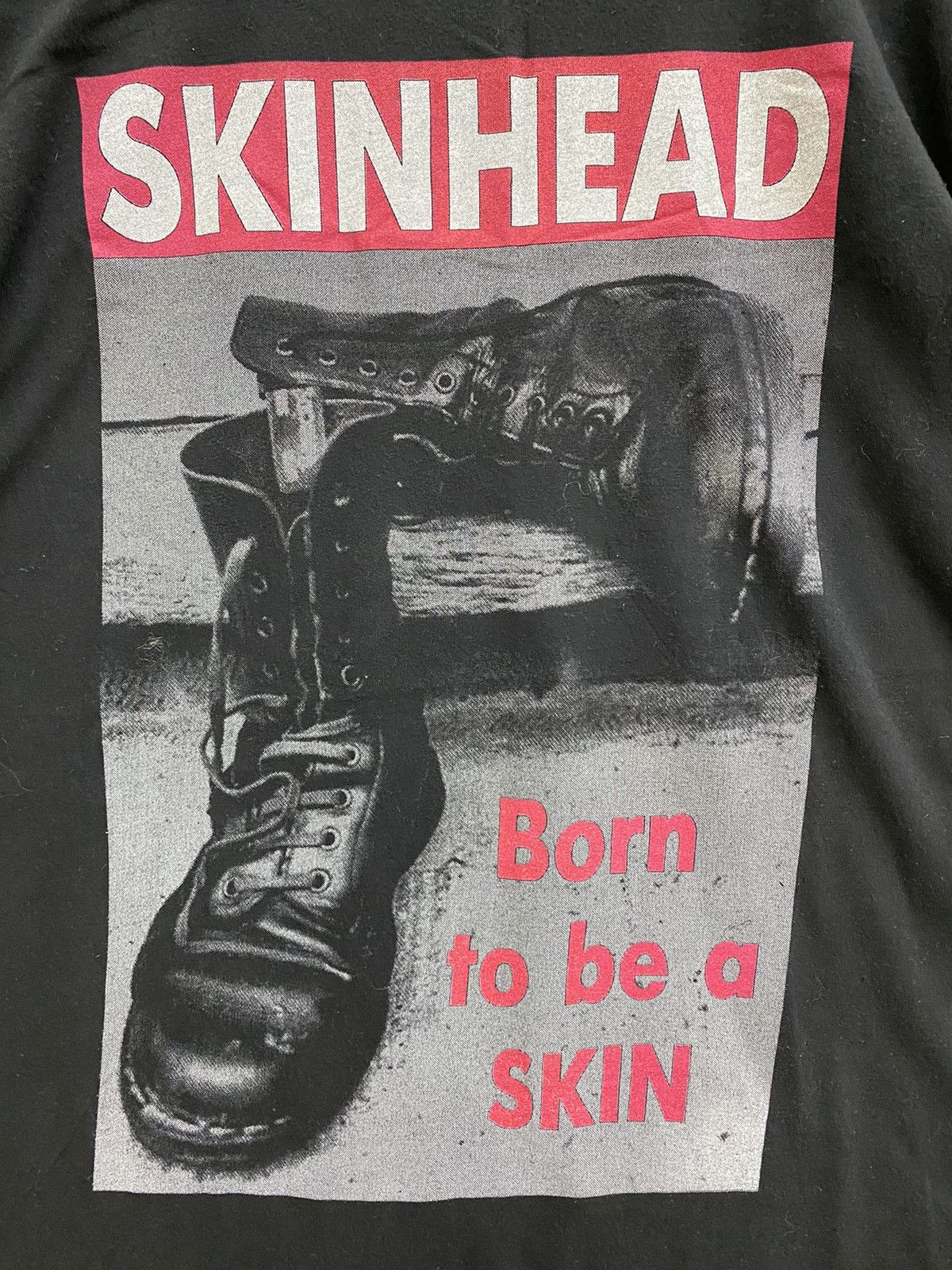 Band Tees vintage 90s SKINHEAD who f*cking want it? promo t-shirts Size US XL / EU 56 / 4 - 5 Thumbnail