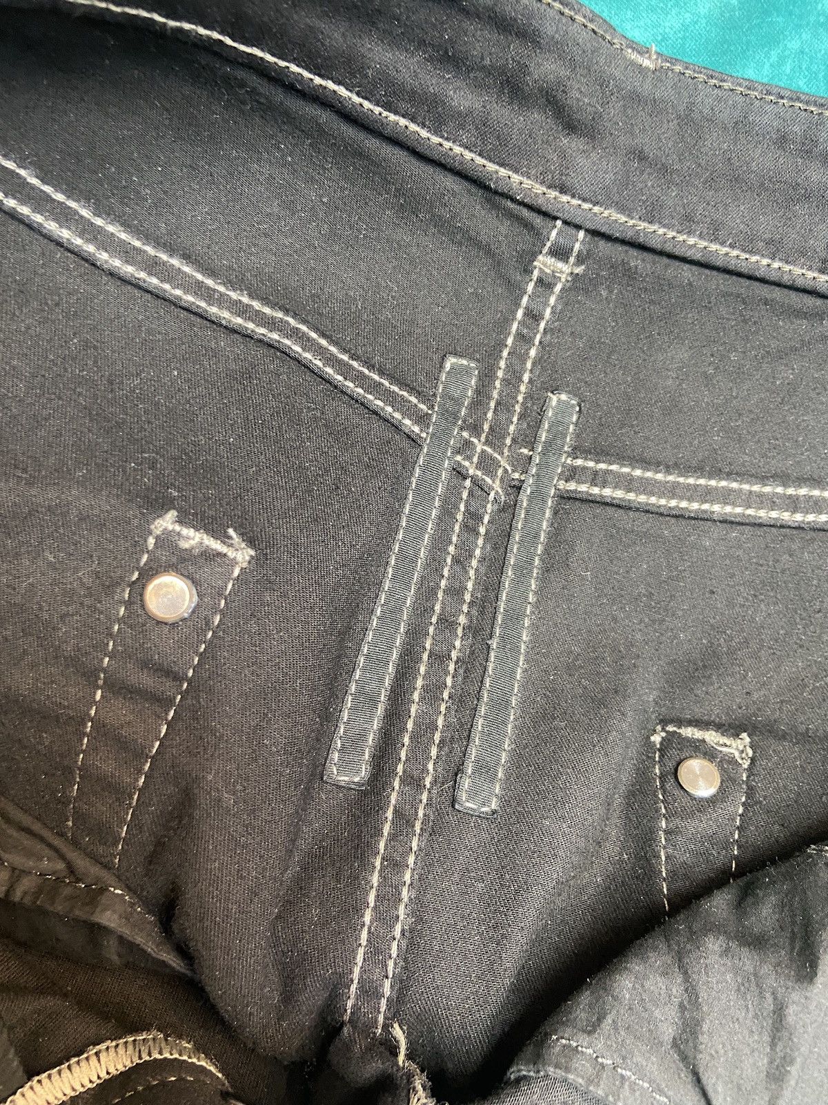 Rick Owens Rick Owens DRKSHDW Black Waxed Detroits Size US 34 / EU 50 - 7 Thumbnail