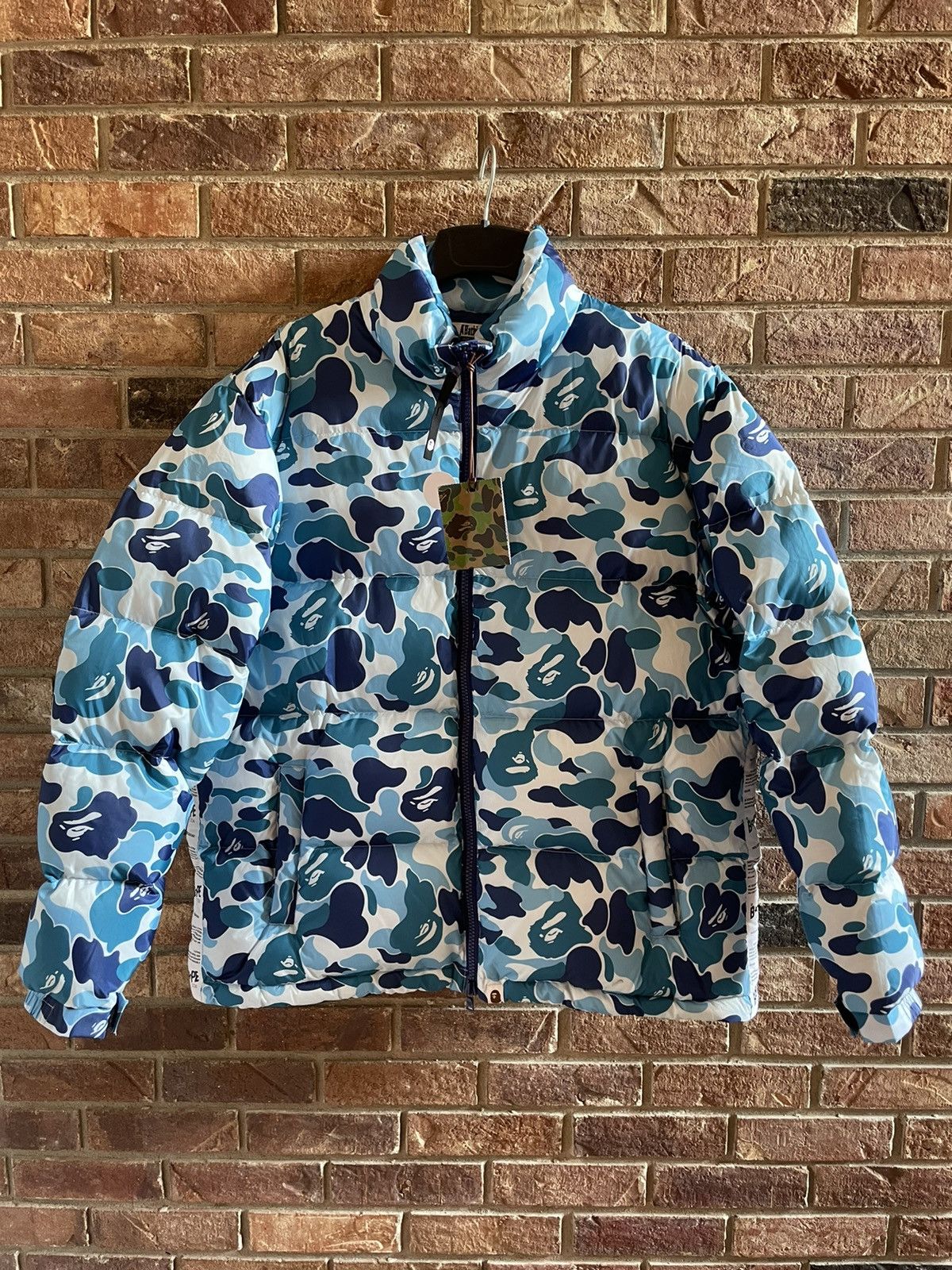 BAPE x Mitchell & Ness Yankees Jacket Blue Men's - FW19 - US