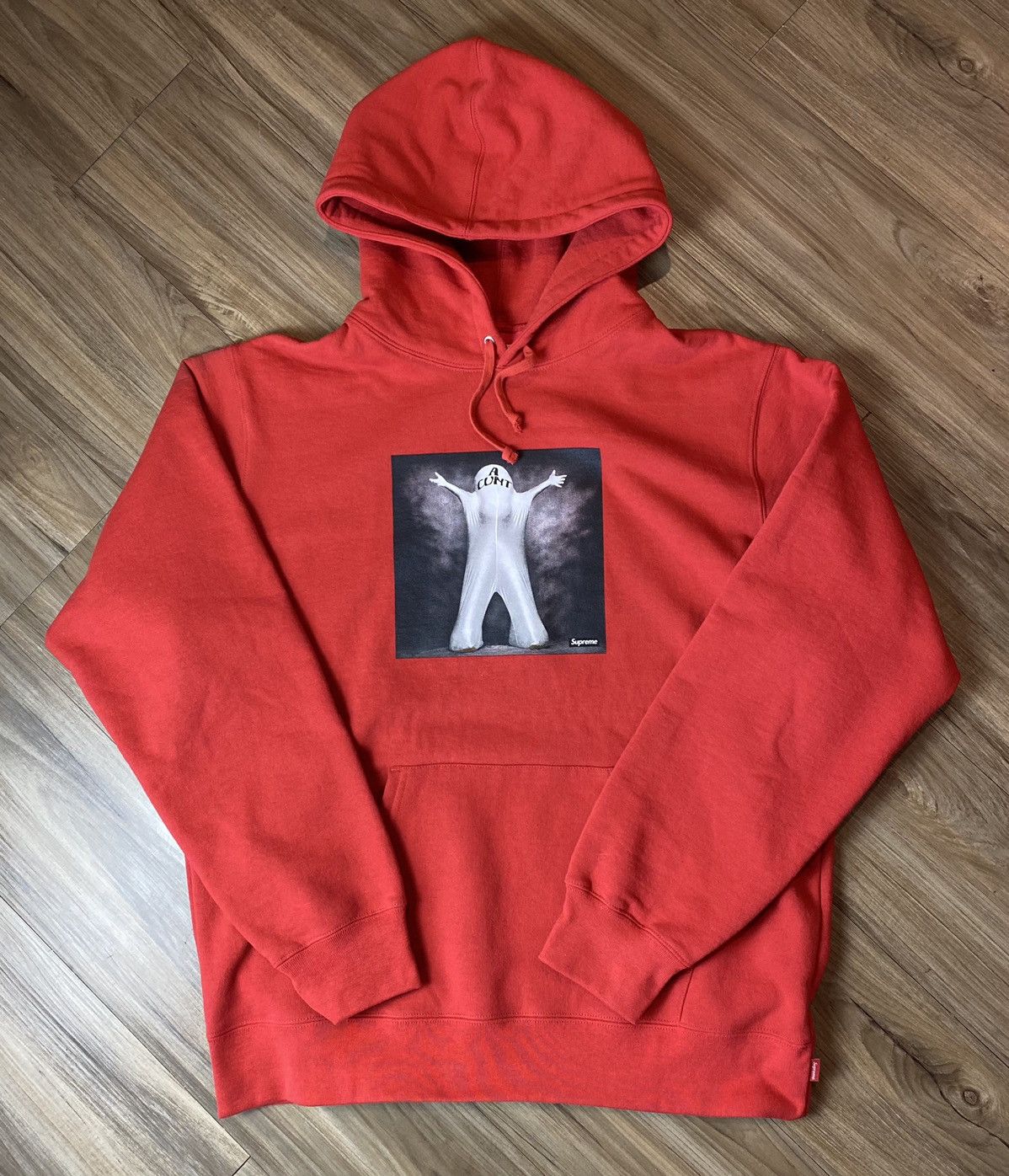 Supreme Leigh Bowery Hooded Sweatshirt Burnt Red 