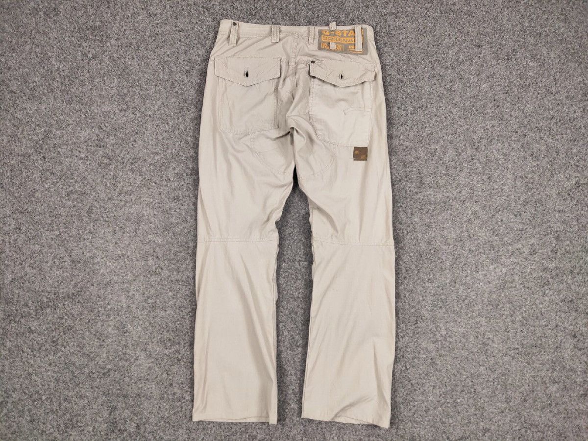 G-Star Vintage G-Star Raw Trash Low Com Asymmetric Pants Stright Size US 31 - 14 Thumbnail