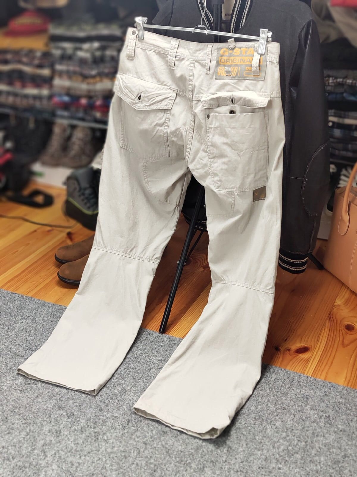 G-Star Vintage G-Star Raw Trash Low Com Asymmetric Pants Stright Size US 31 - 23 Thumbnail