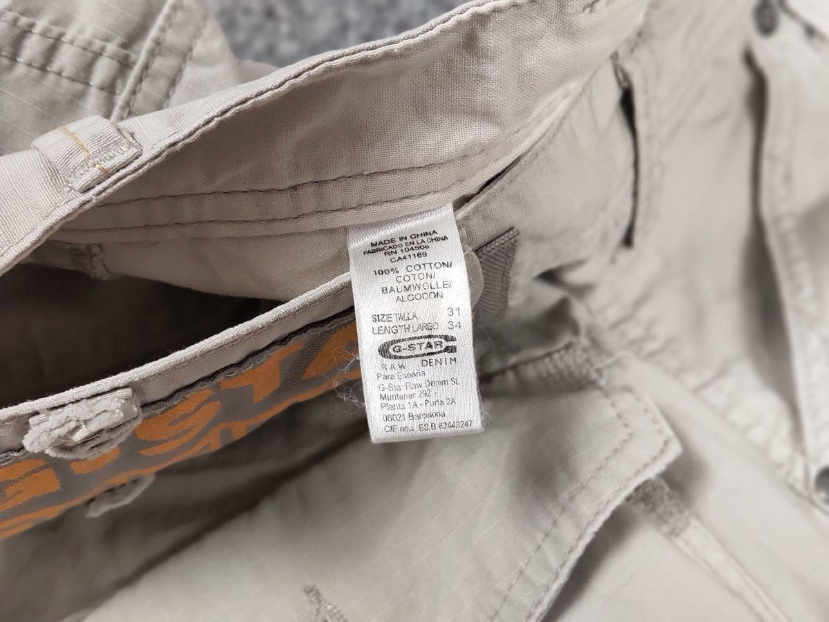 G-Star Vintage G-Star Raw Trash Low Com Asymmetric Pants Stright Size US 31 - 18 Thumbnail
