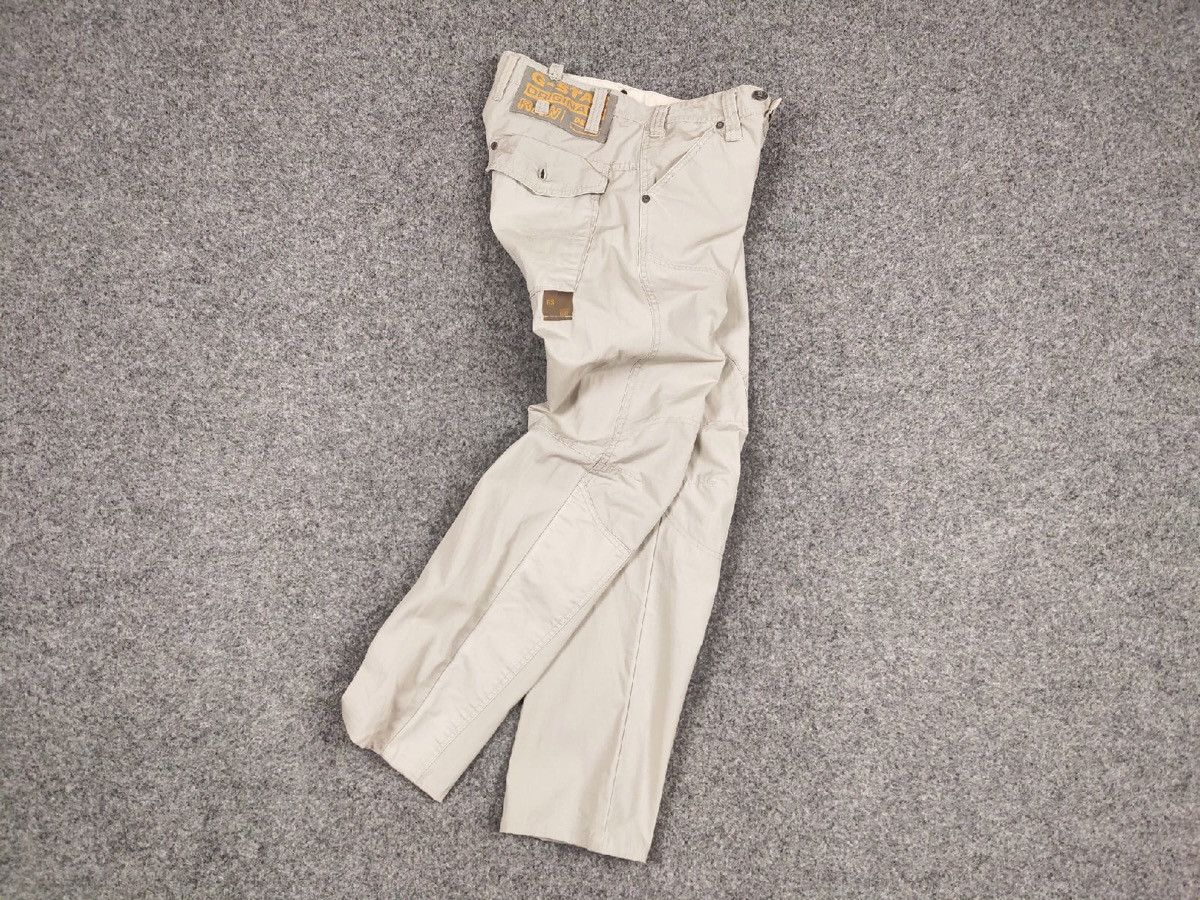 G-Star Vintage G-Star Raw Trash Low Com Asymmetric Pants Stright Size US 31 - 20 Thumbnail