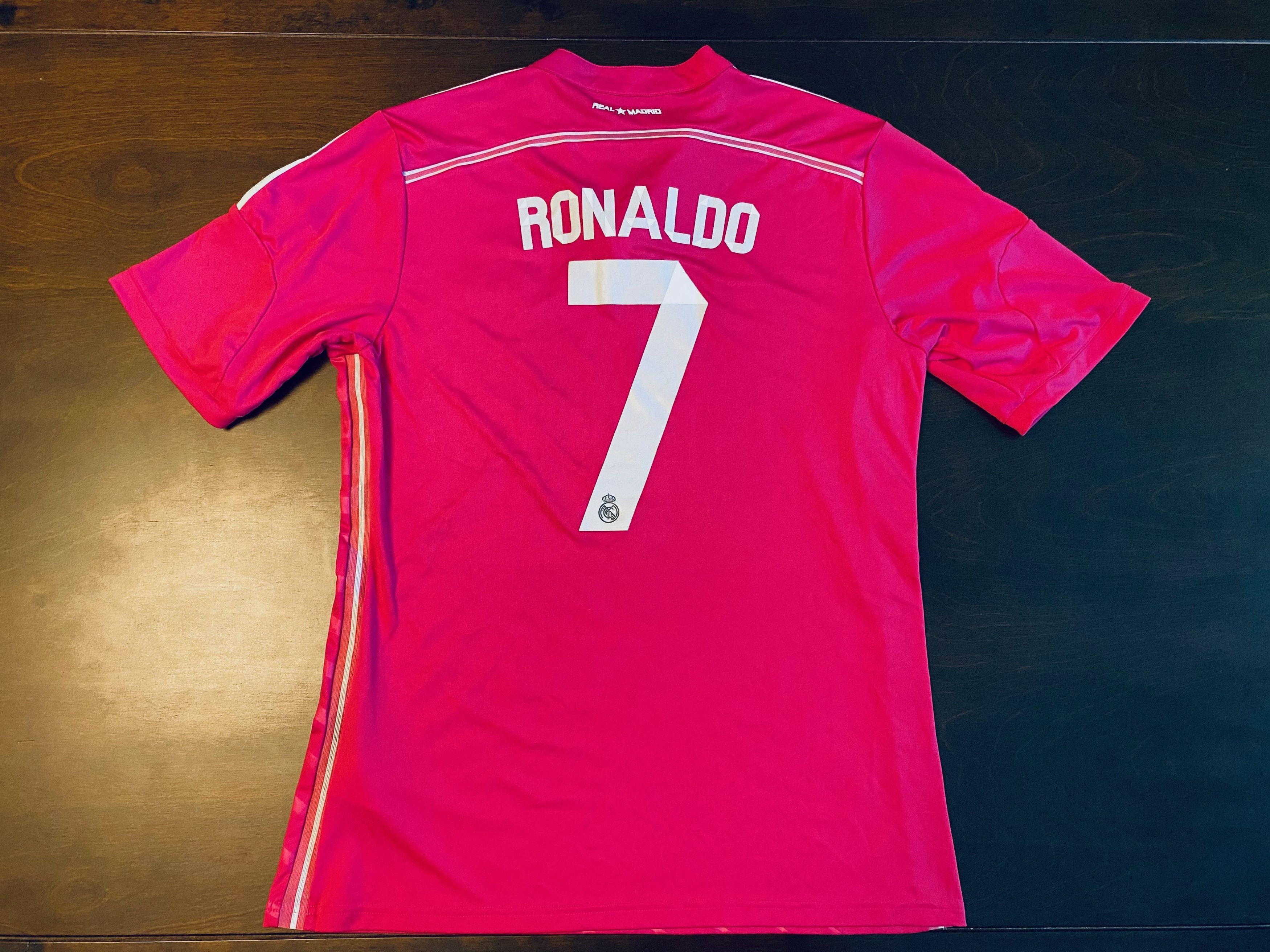 2014-2015 - Hype Pink Real Madrid Jersey - Ronaldo - L