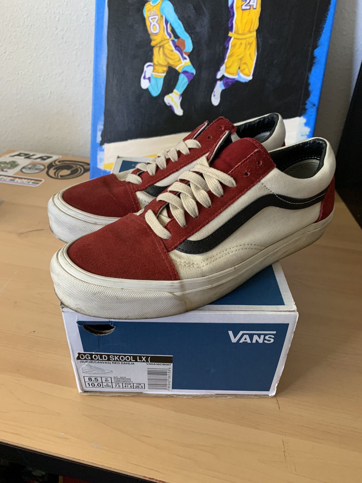 Vans OG Old Skool LX Red Dahlia Grailed