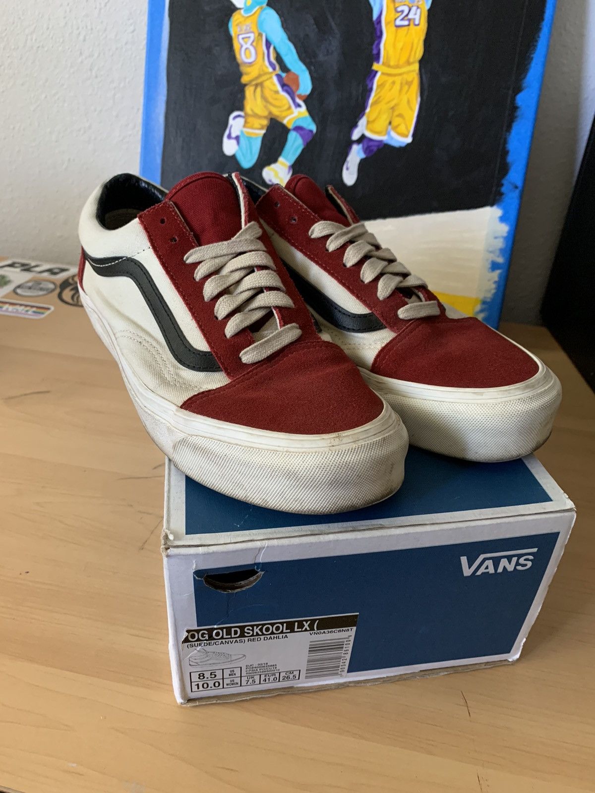 Vans OG Old Skool LX Red Dahlia Grailed