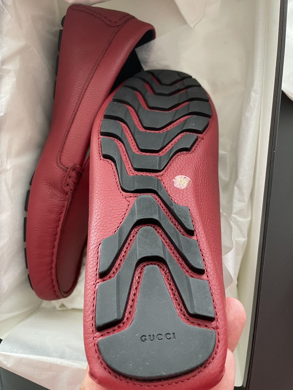 Gucci Super Runway Brand New Gucci Leather Driver Loafer Shoes Size US 8 / EU 41 - 13 Thumbnail