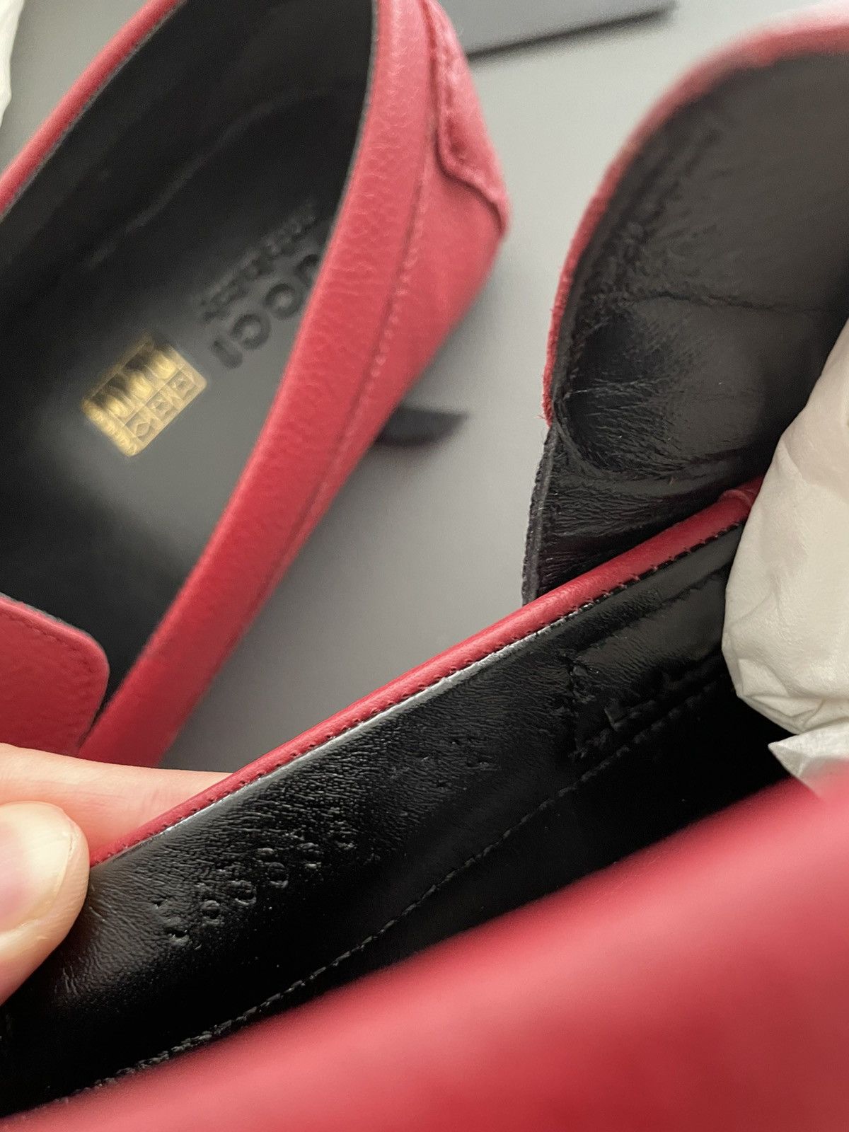 Gucci Super Runway Brand New Gucci Leather Driver Loafer Shoes Size US 8 / EU 41 - 19 Thumbnail