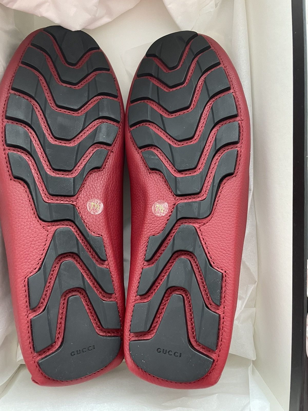 Gucci Super Runway Brand New Gucci Leather Driver Loafer Shoes Size US 8 / EU 41 - 8 Thumbnail