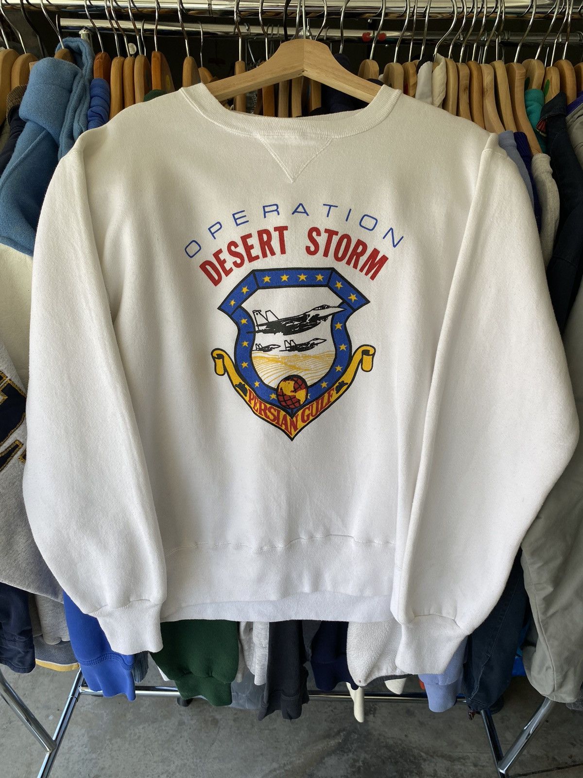 Vintage Vintage Operation Desert Storm 1991 L Size Sweatshirt Grailed