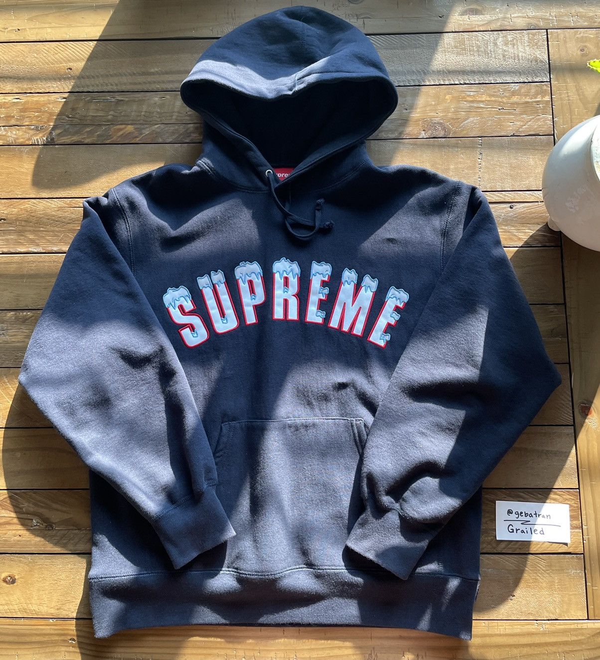 Supreme Icy Arc Hooded Sweatshirt \