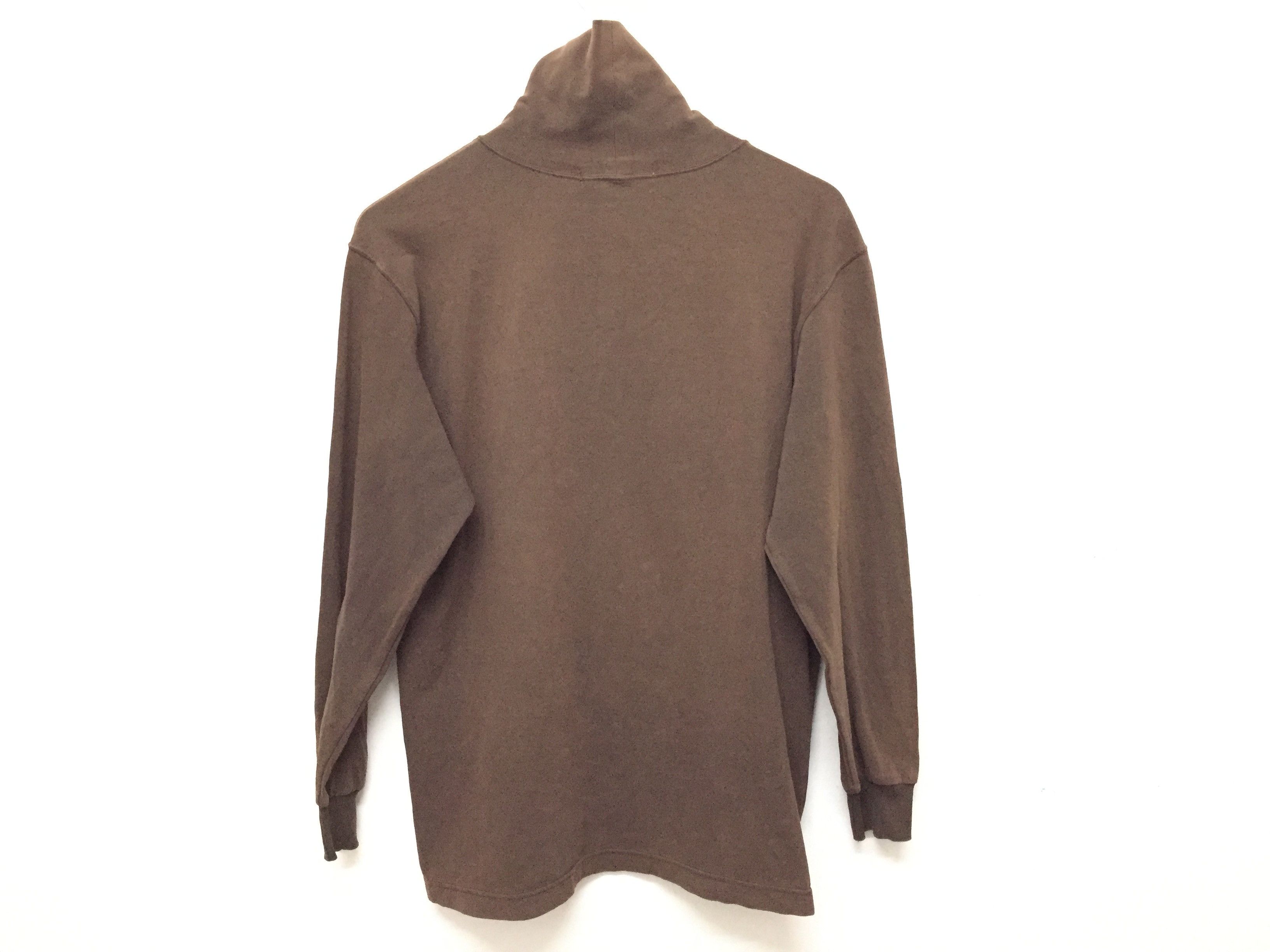 Balenciaga Vtg BALENCIAGA embroidered logo Turtle neck Size US M / EU 48-50 / 2 - 8 Thumbnail