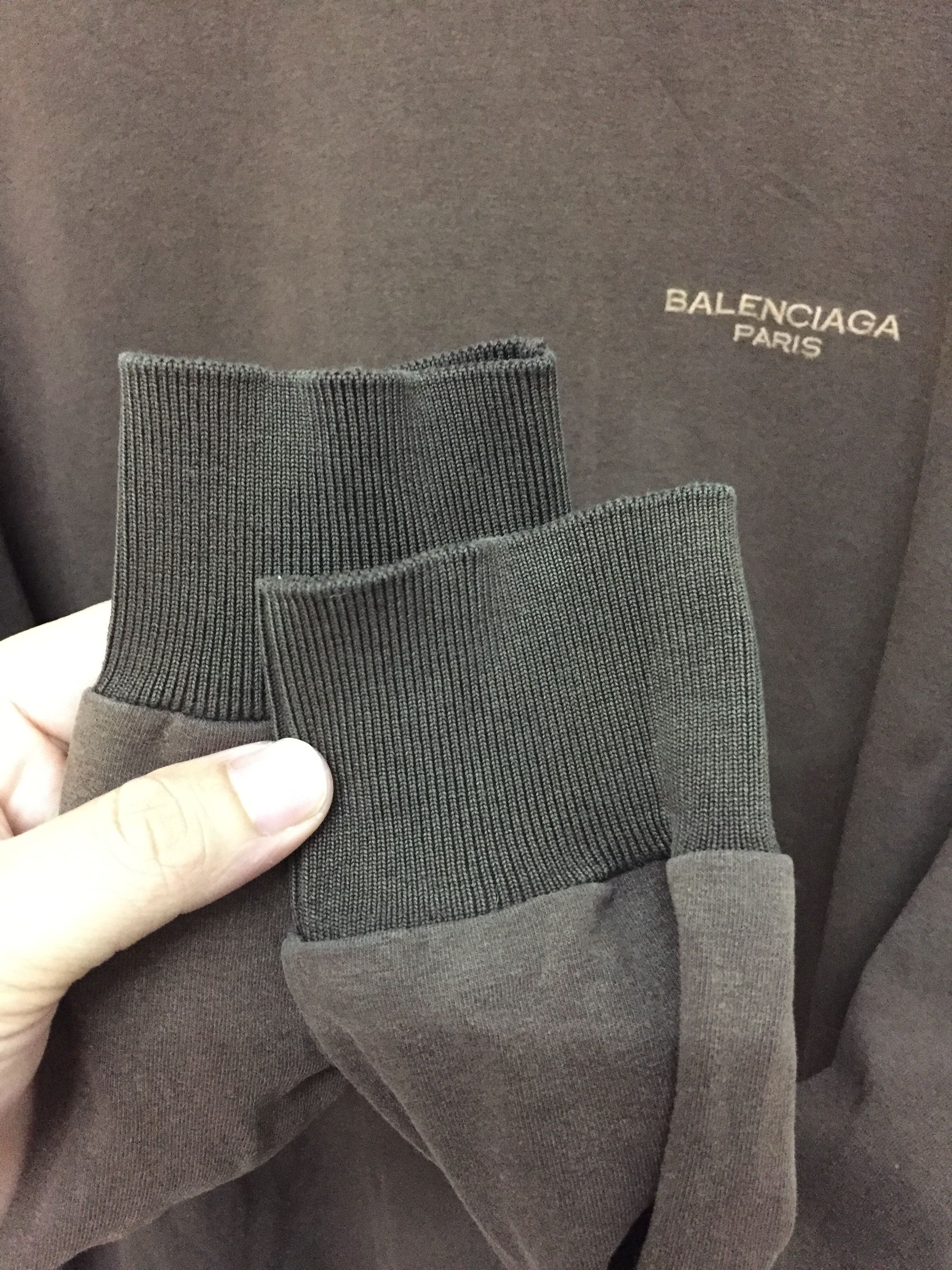 Balenciaga Vtg BALENCIAGA embroidered logo Turtle neck Size US M / EU 48-50 / 2 - 7 Thumbnail