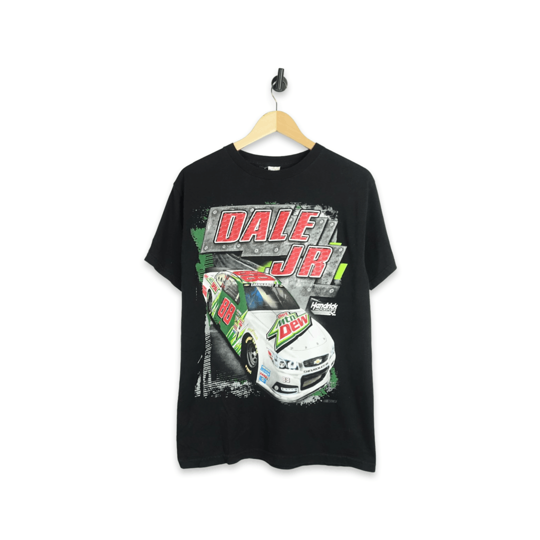 NASCAR × Vintage Vintage 00s Nascar Dale JR Mountain Dew Racing Tee Size US M / EU 48-50 / 2 - 1 Thumbnail