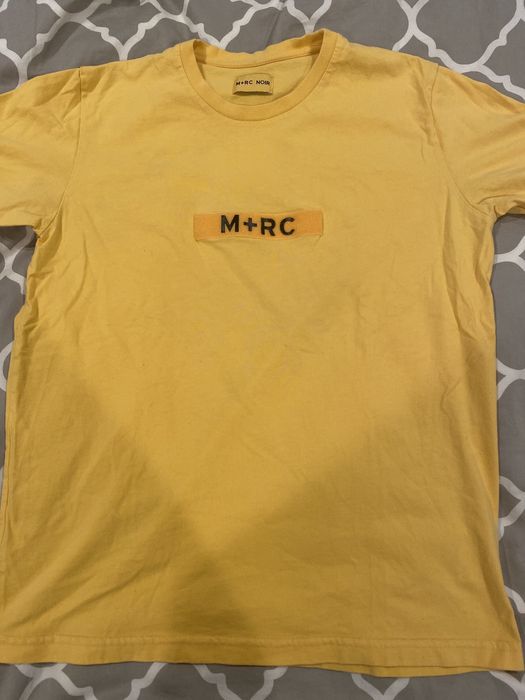 M+Rc Noir M+RC Noir Yellow Velcro T-Shirt | Grailed