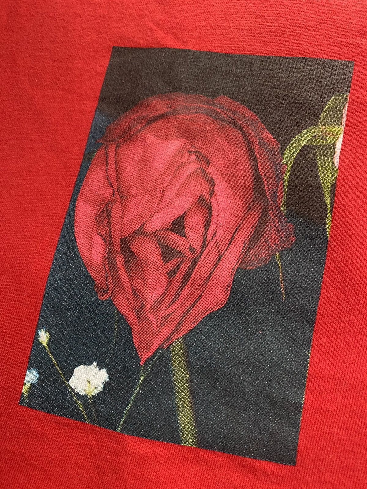 Supreme Supreme Araki Rose Tee Red Size Large (FW16) Size US L / EU 52-54 / 3 - 2 Thumbnail