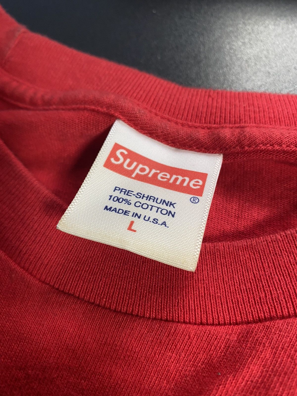 Supreme Supreme Araki Rose Tee Red Size Large (FW16) Size US L / EU 52-54 / 3 - 3 Thumbnail