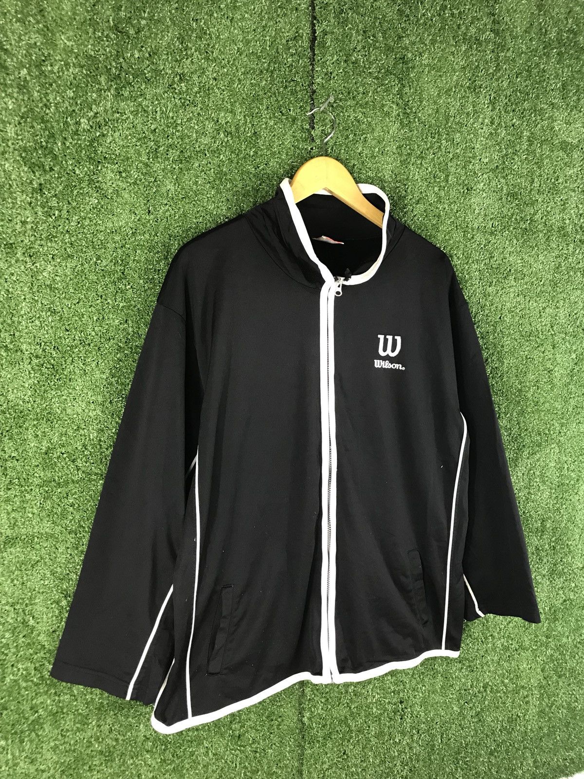 Vintage 🔥🔔 VINTAGE 90s WILSON EMBROIDERY BIG SPELL OUT LOGO Size US L / EU 52-54 / 3 - 3 Thumbnail