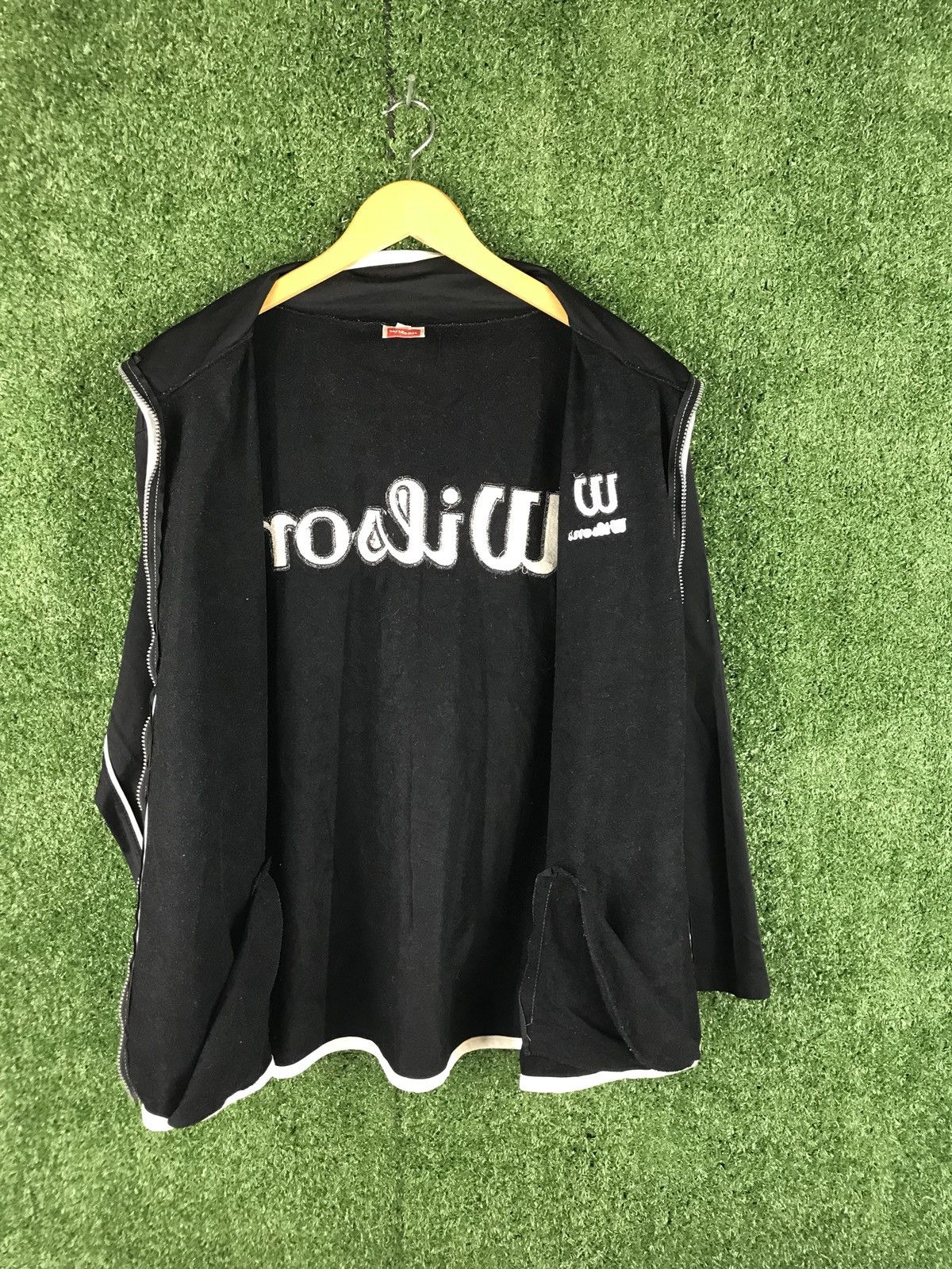 Vintage 🔥🔔 VINTAGE 90s WILSON EMBROIDERY BIG SPELL OUT LOGO Size US L / EU 52-54 / 3 - 5 Thumbnail