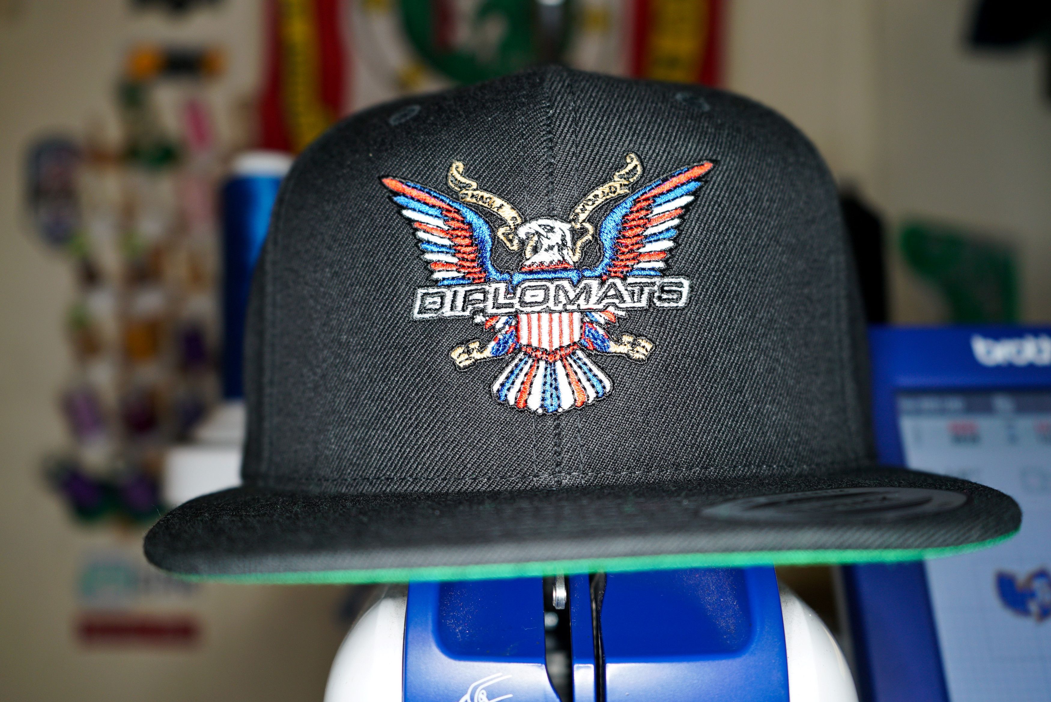Handmade Diplomats Logo, Camron, Embroidered Snapback Hat Size ONE SIZE - 1 Thumbnail