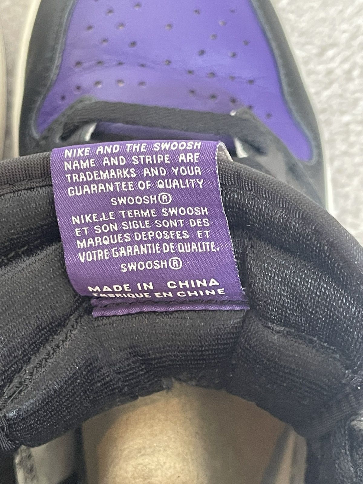 Air Jordan 1 Retro High OG Court Purple 2018