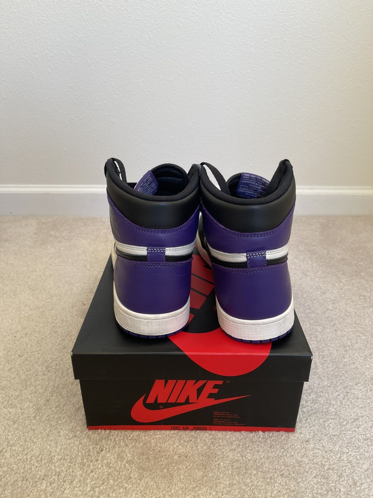 Air Jordan 1 Retro High OG Court Purple 2018