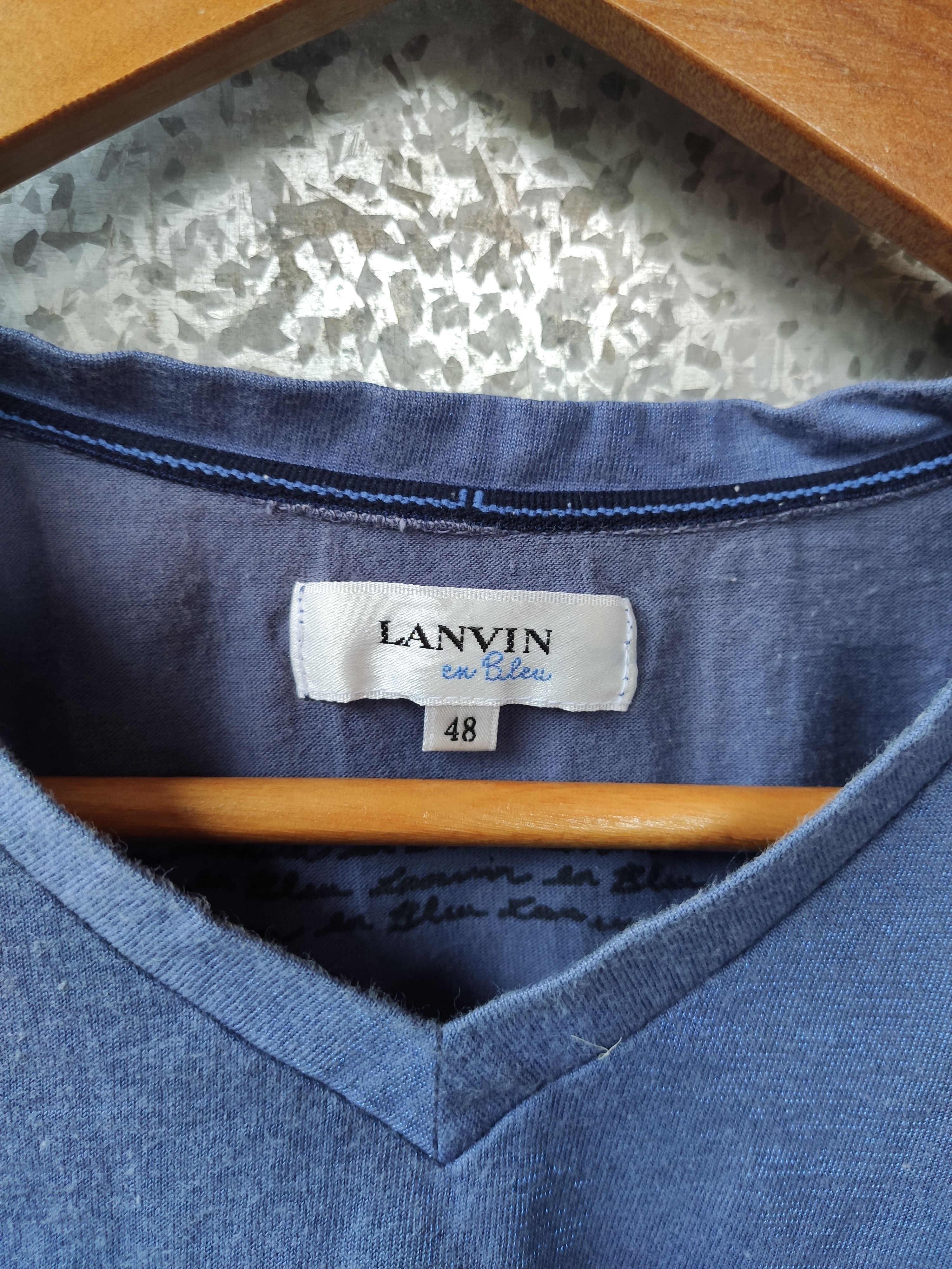 Lanvin Lanvin t shirt v neck Size US M / EU 48-50 / 2 - 3 Thumbnail