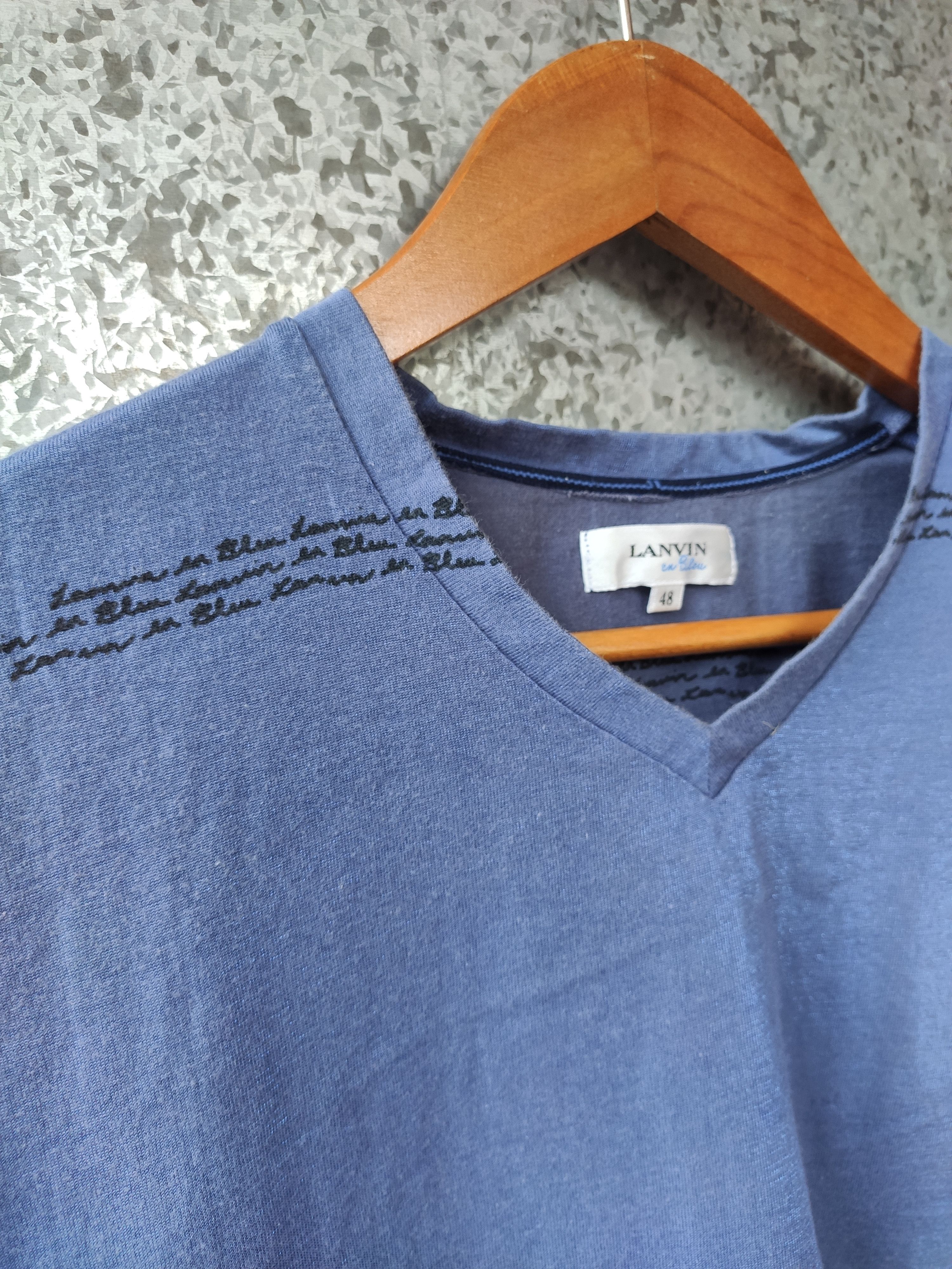 Lanvin Lanvin t shirt v neck Size US M / EU 48-50 / 2 - 4 Thumbnail