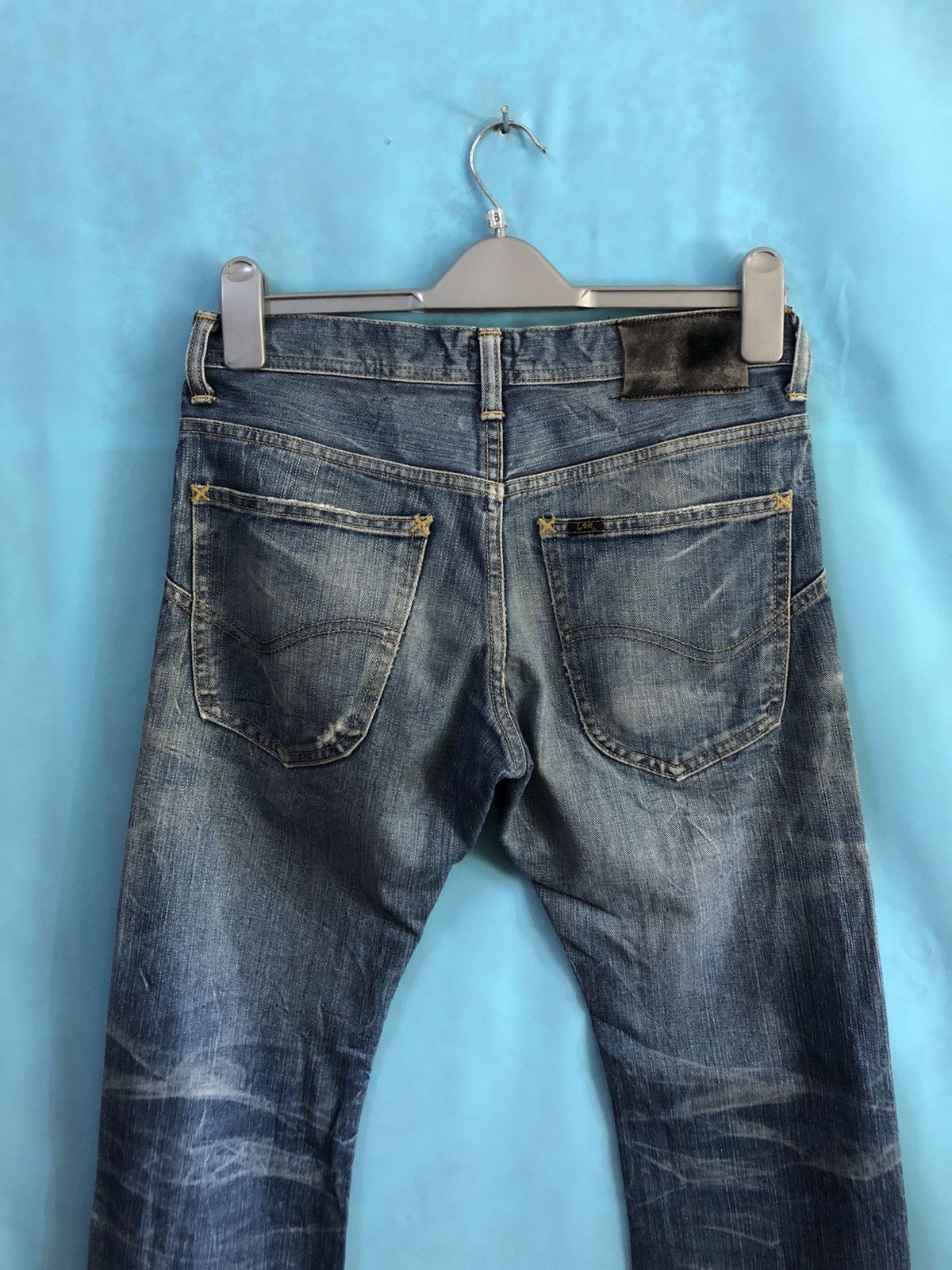Beams Plus cowboy bootcuts distress style #1908 Size US 29 - 4 Thumbnail
